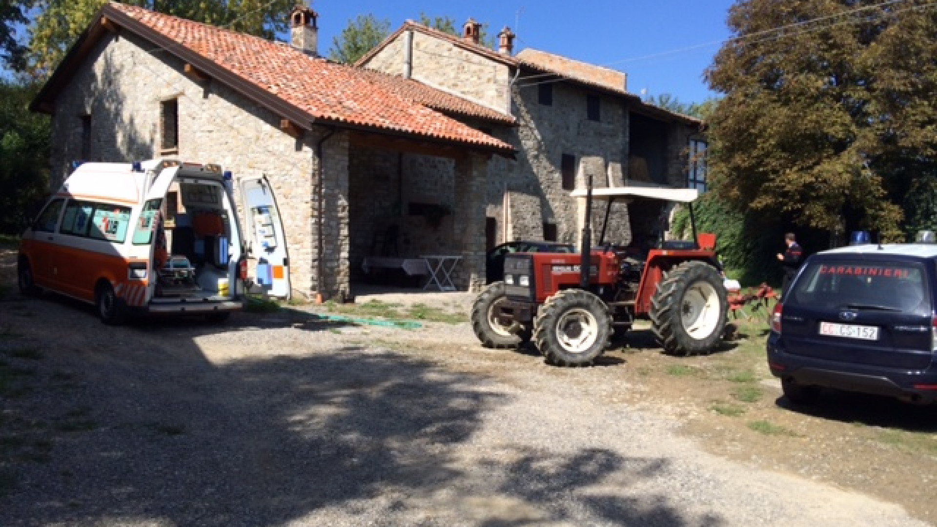 Travolto dal trattore: è morto l'agricoltore 83enne di Scrivellano