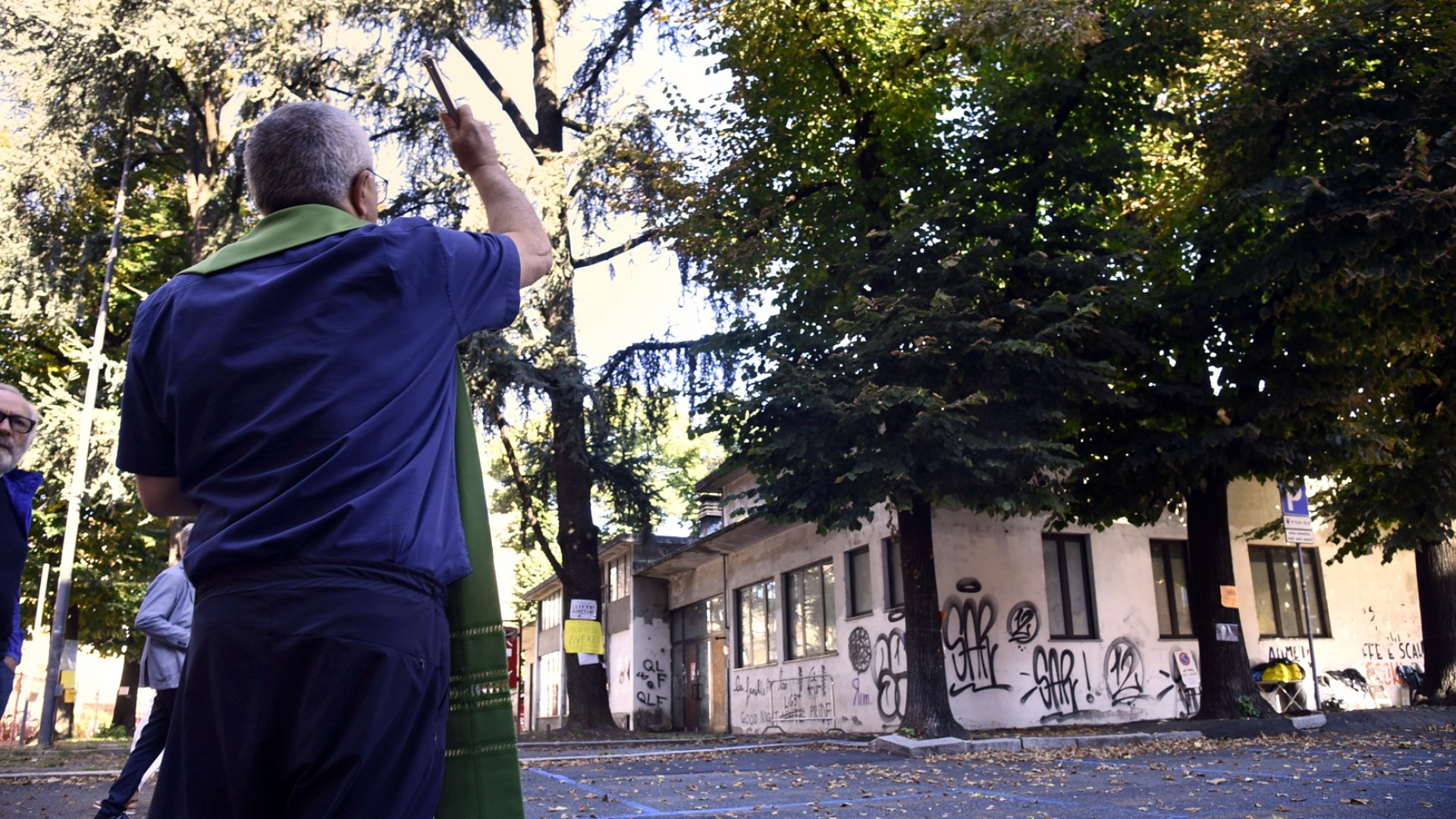 Benedizione degli alberi in Cittadella, don Cesena: "Sono fonti di vita"