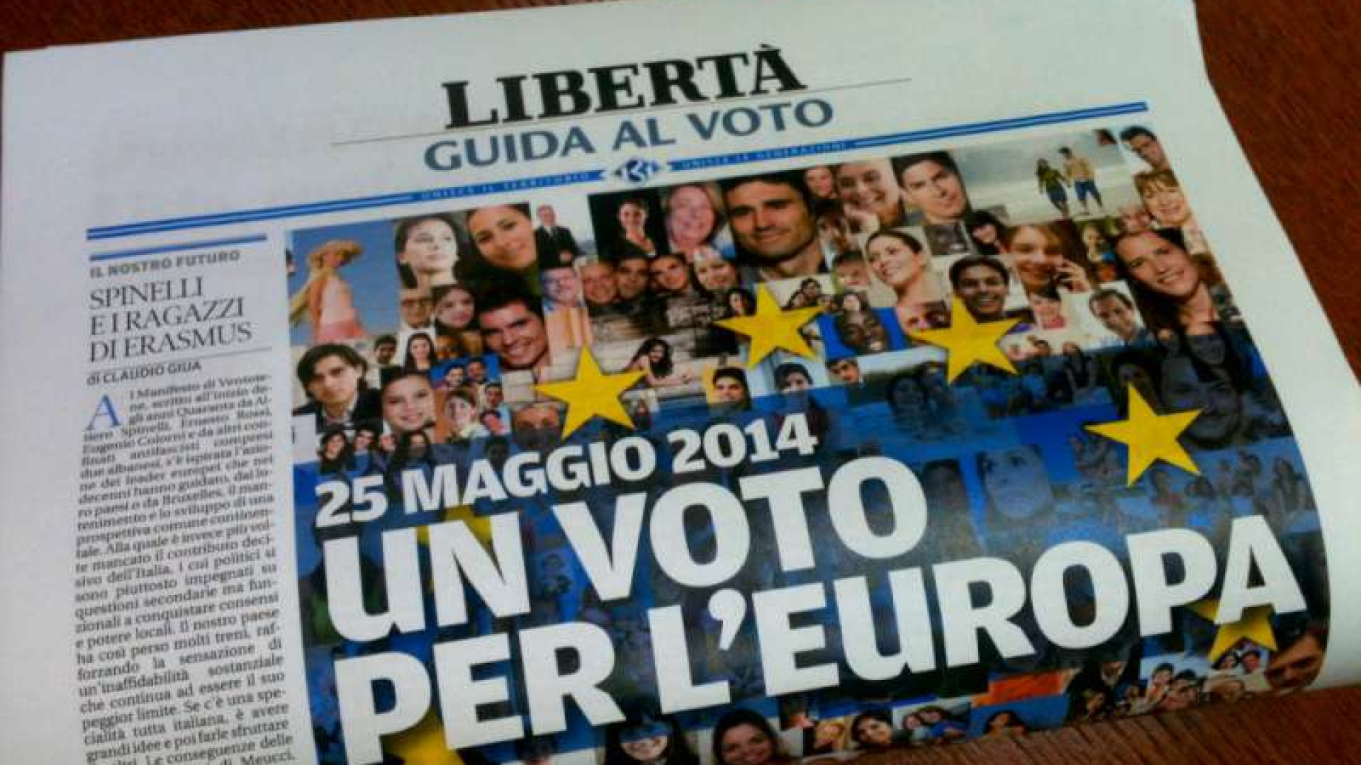 Elezioni 2014, oggi con Libertà il secondo inserto Guida al voto