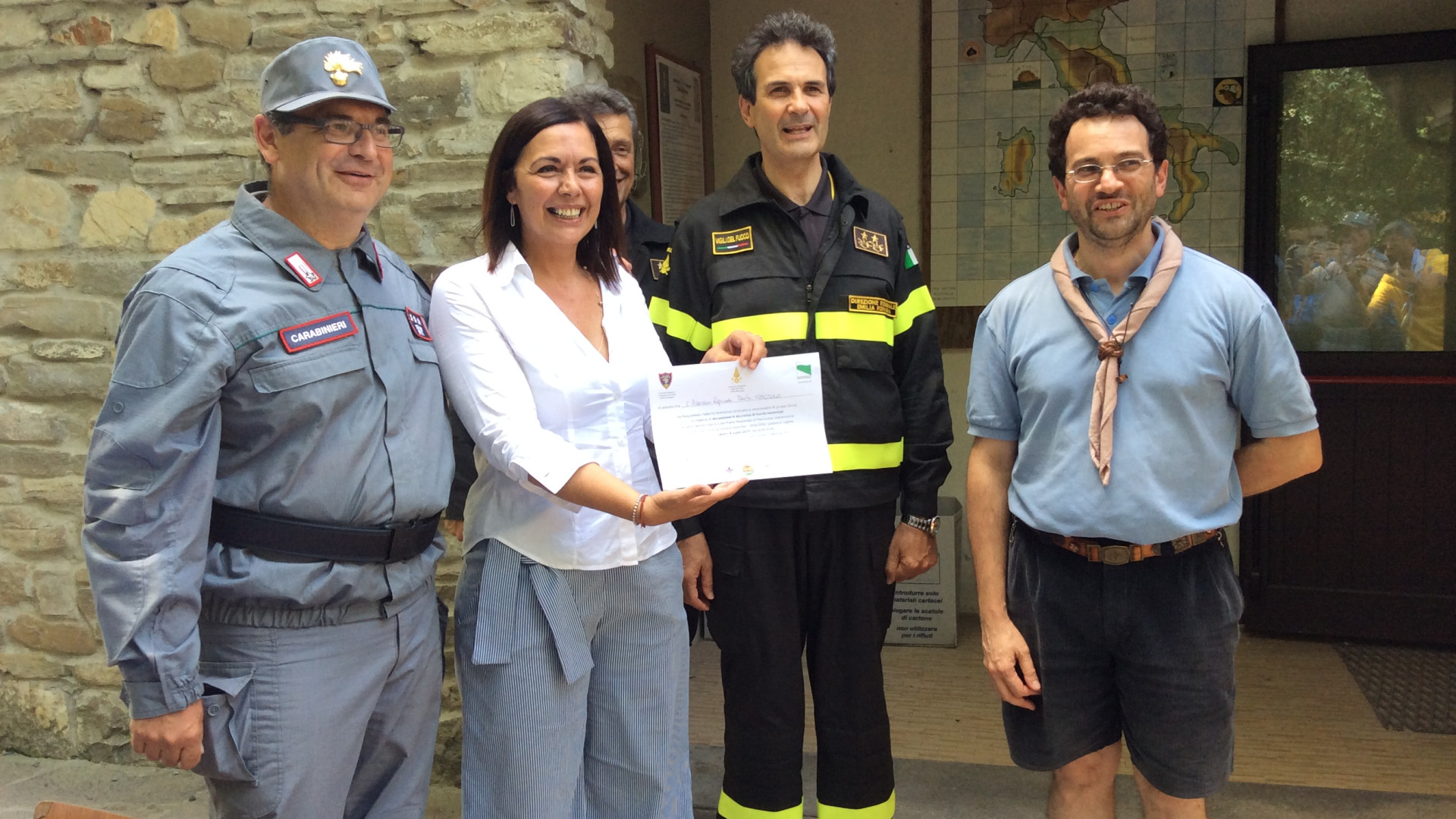 Spettine: capi scout a lezione di antincendio boschivo