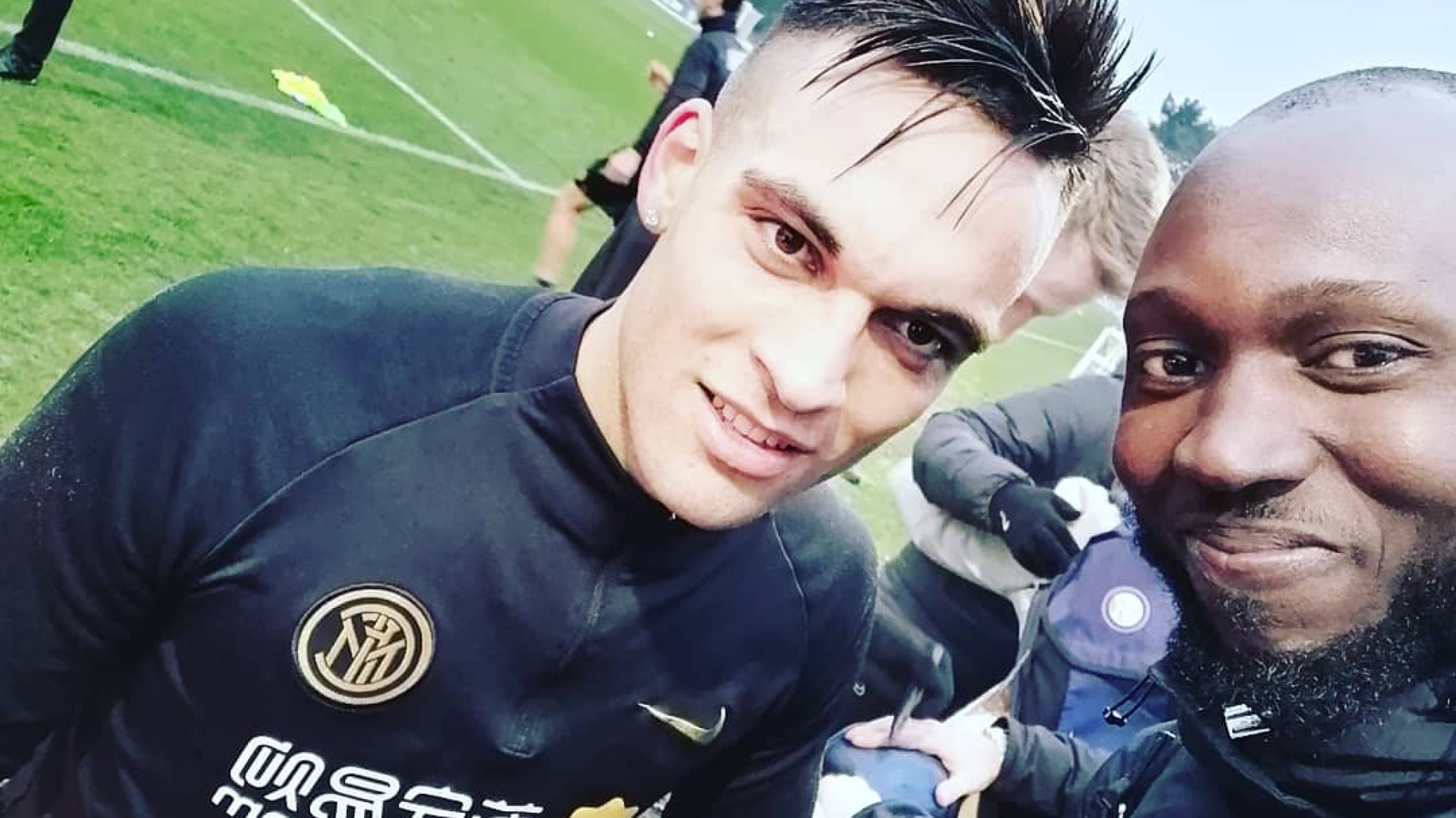 Daffe ospite dell'Inter ad Appiano Gentile. "Scambiato per Lukaku"