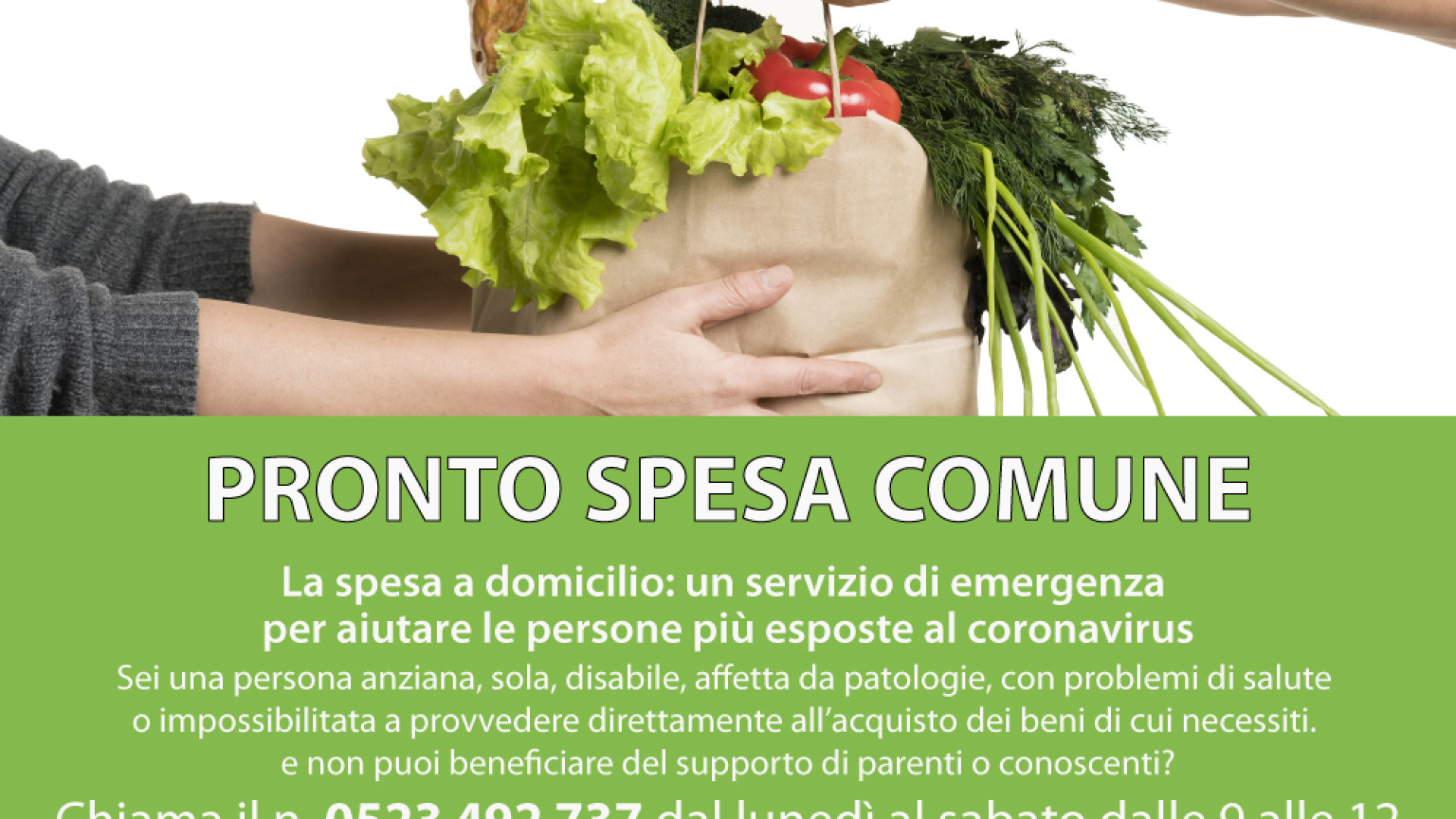 Pronto Spesa Comune, anche Coldiretti aderisce all’iniziativa