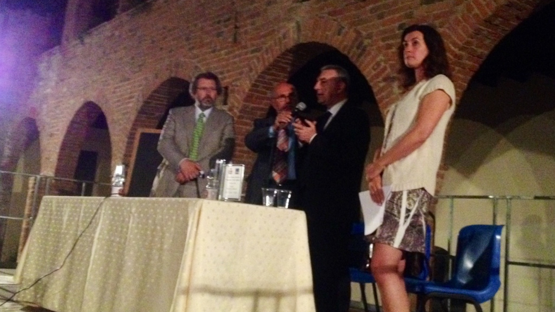 Lucio Rossi è il piacentino dell'anno. L'abbraccio di Vittorio Malacalza