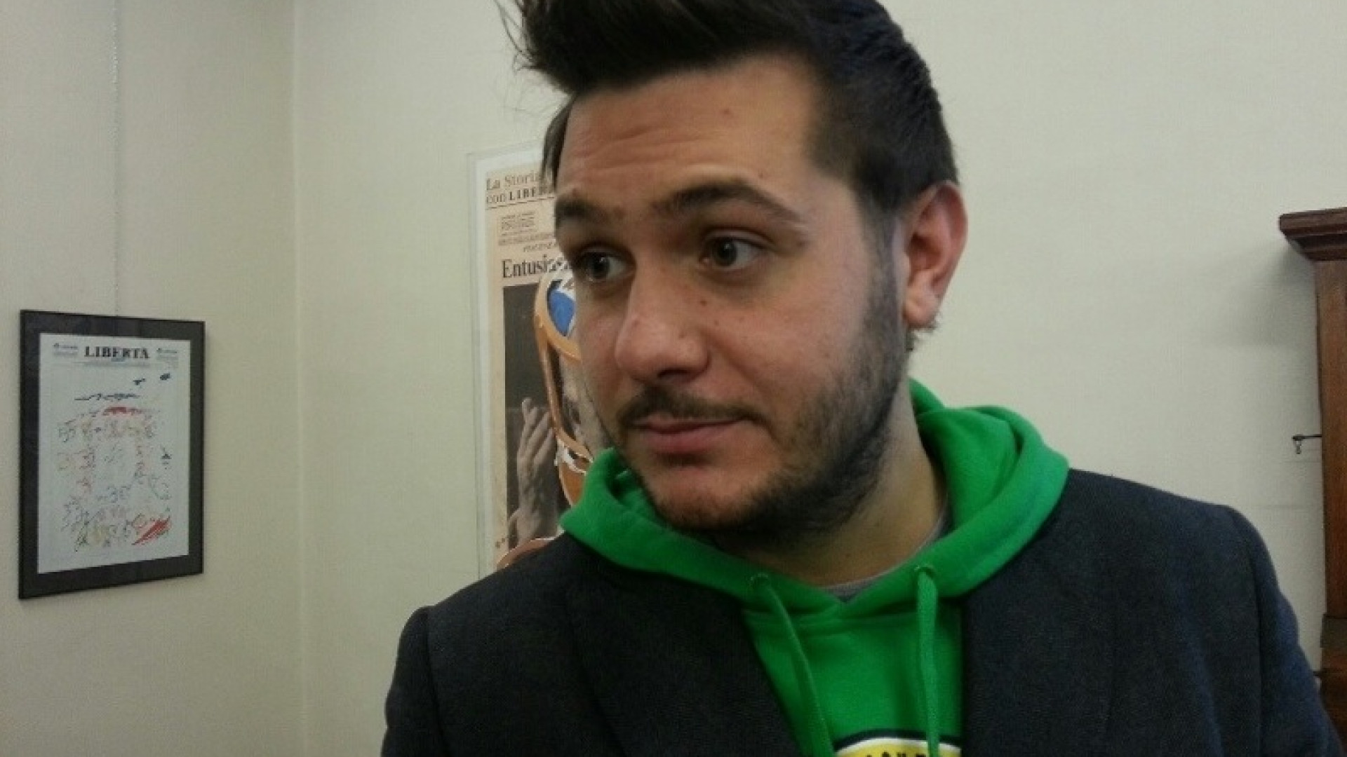 Simone Fornasari in Nazionale: con i cantanti a Modena per la Caritas