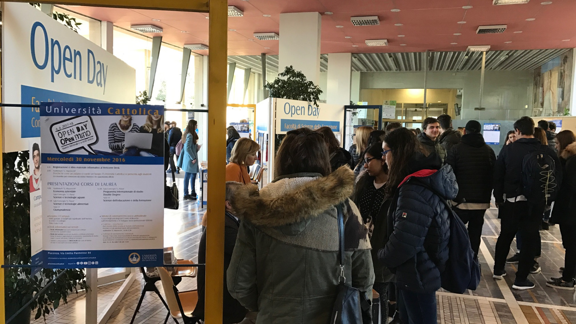 Cattolica, studenti in crescita. Oggi l'Open day per scegliere il futuro