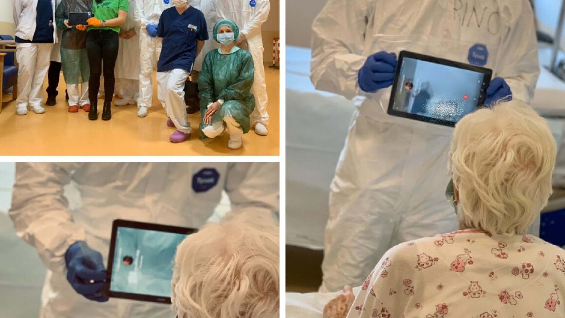 I malati rivedono i loro parenti: nuovi tablet all'ospedale di Fiorenzuola