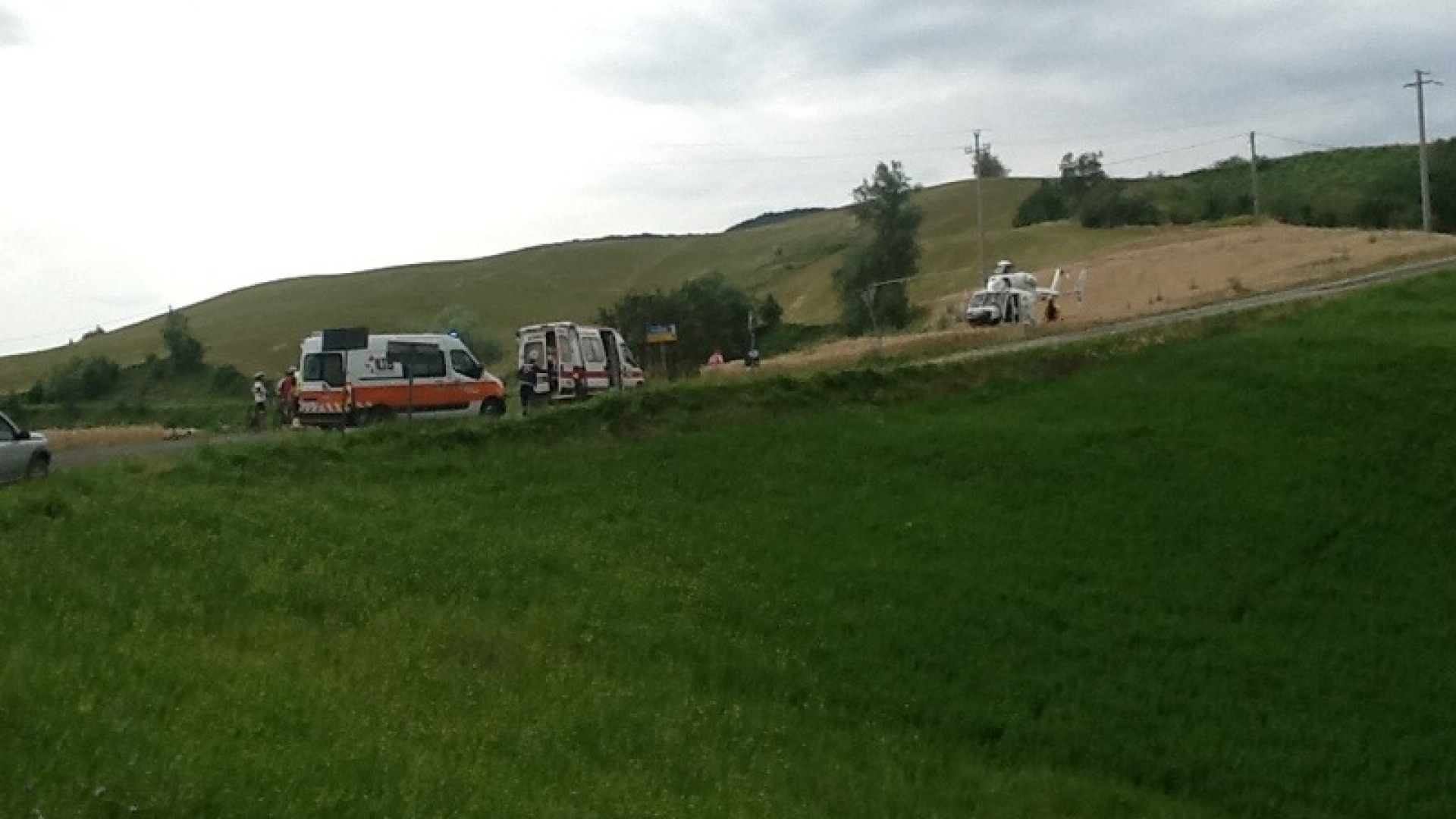Cade in bici sul passo Caldarola, 52enne a Parma in elicottero