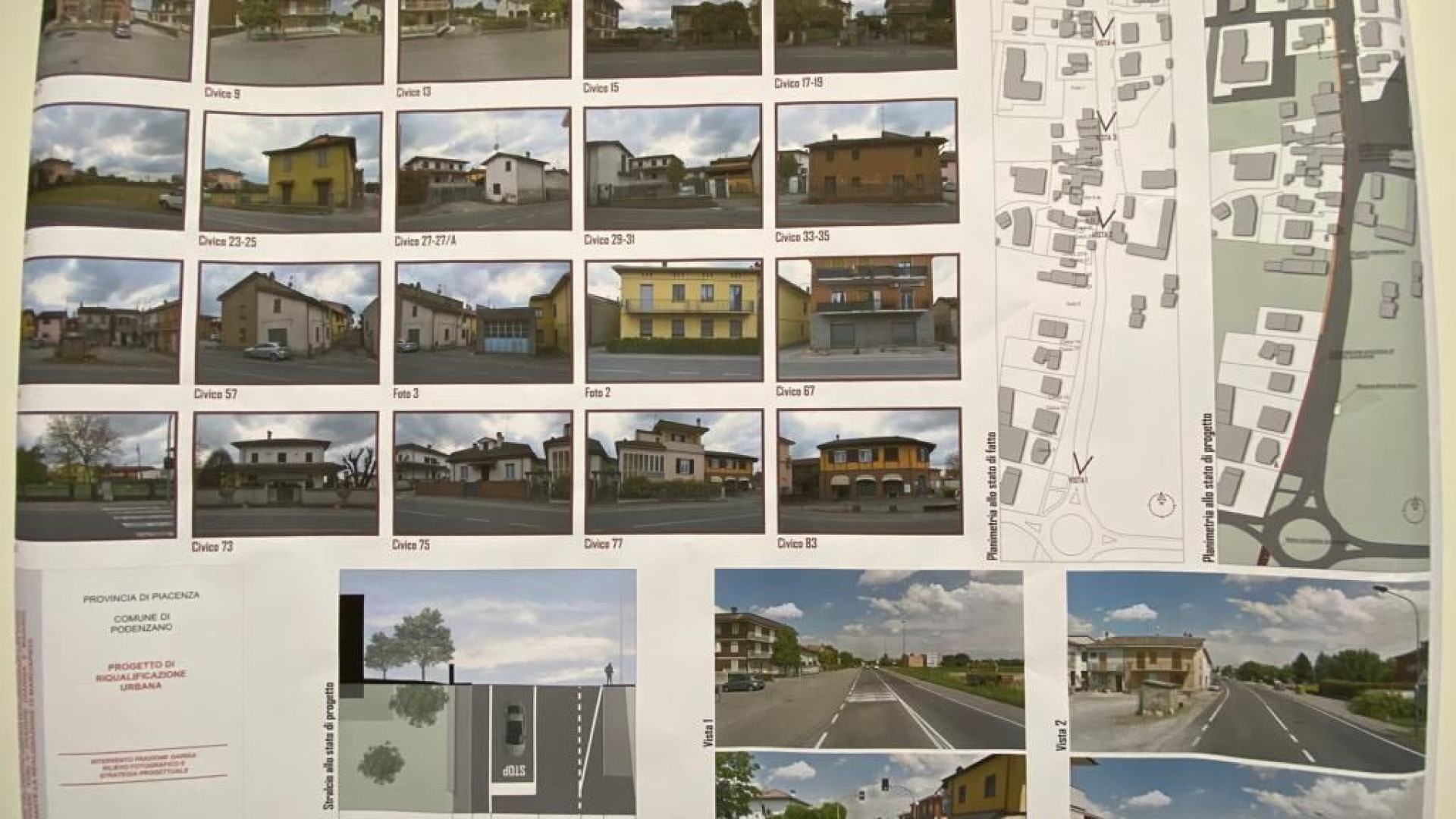 Nuovi marciapiedi a Podenzano, Gariga e Maiano. Lavori per 355mila euro