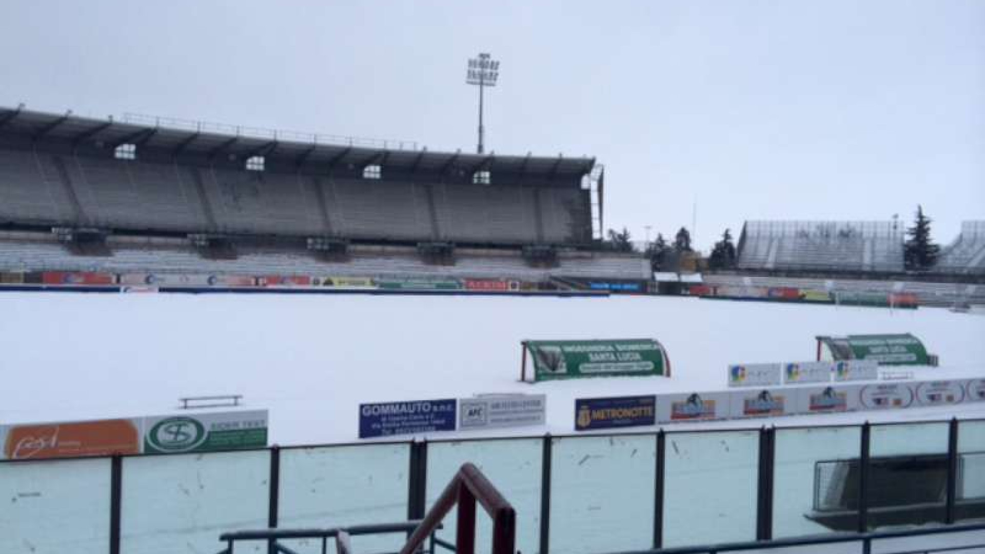 La neve ferma il calcio dilettanti: blocco totale dall'Eccellenza alla Terza