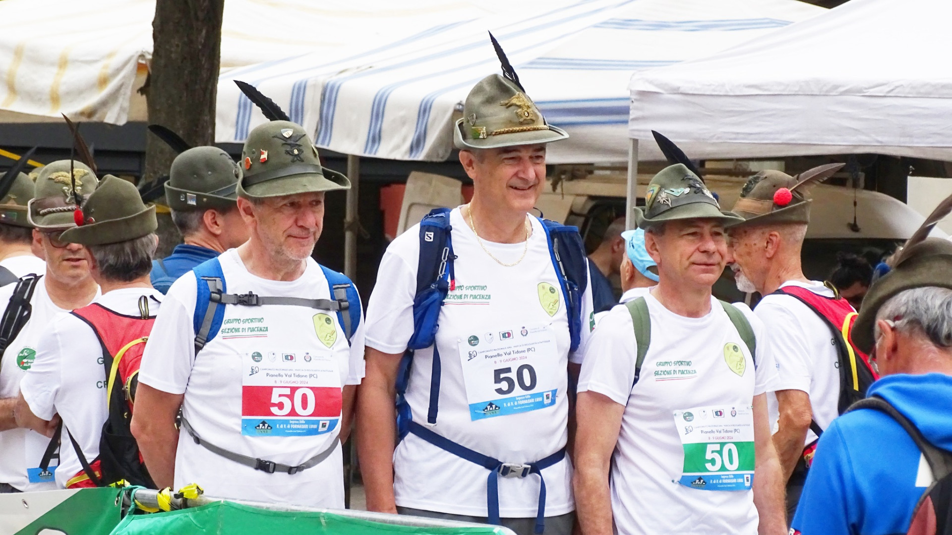 Alpini in festa a Pianello per la 50esima Marcia di regolarità, vince Brescia