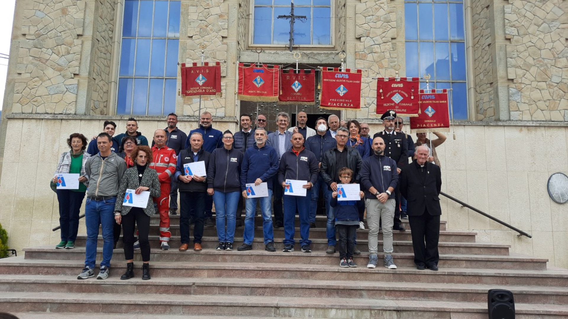 Festa per l'Avis di Farini, premiati i donatori. Raggiunti gli obiettivi