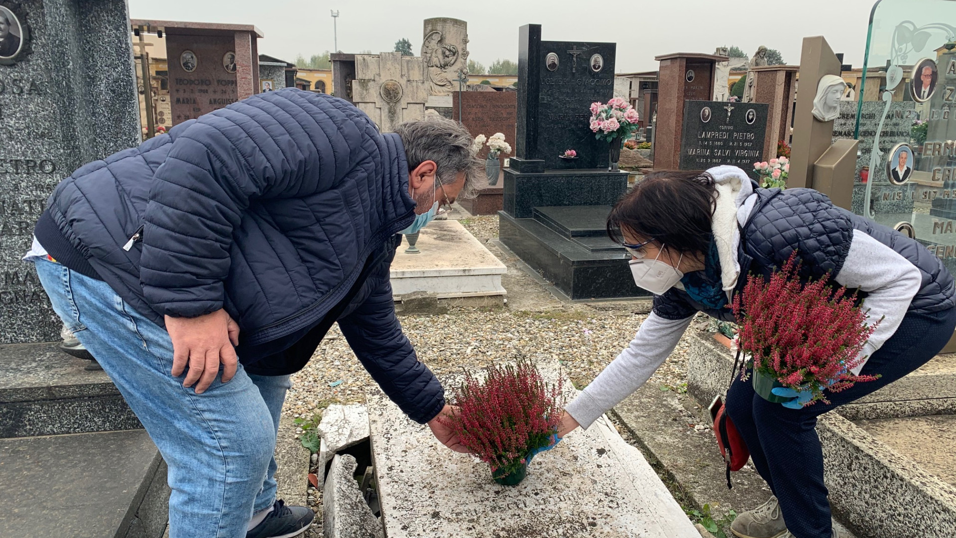 Una carezza contro l'abbandono: una piantina sulle tombe dimenticate