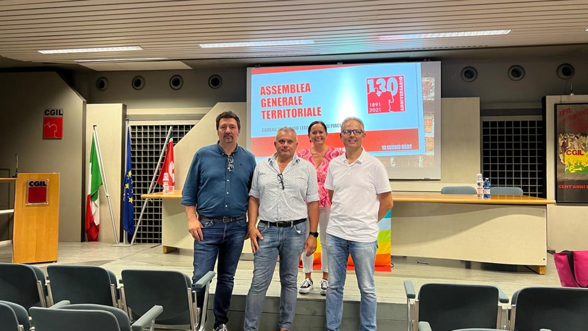 Cgil Piacenza, eletta la nuova segreteria confederale. Affidate le deleghe