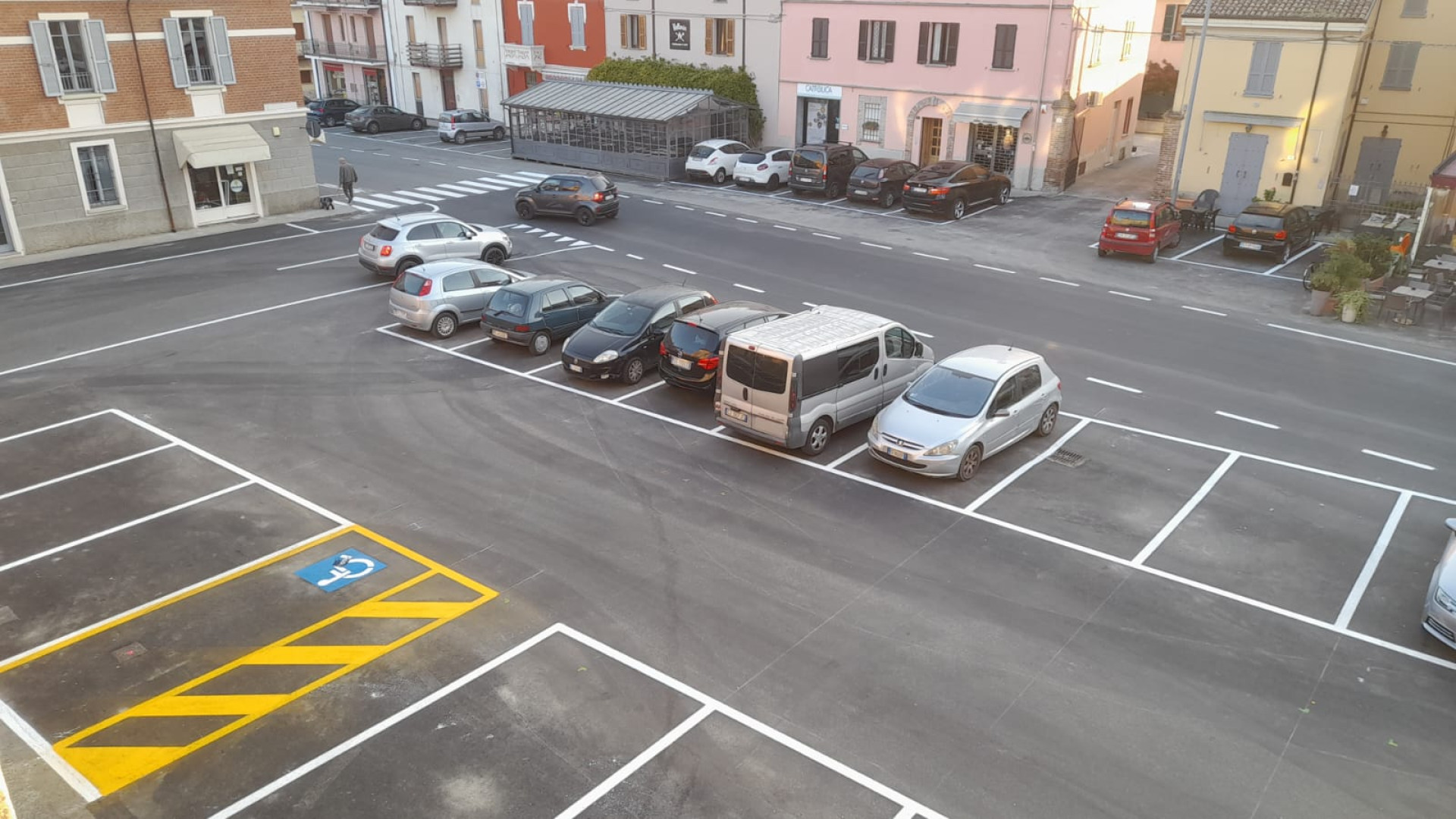 Carpaneto, completato il restyling di piazza Scotti finanziato dalla Regione