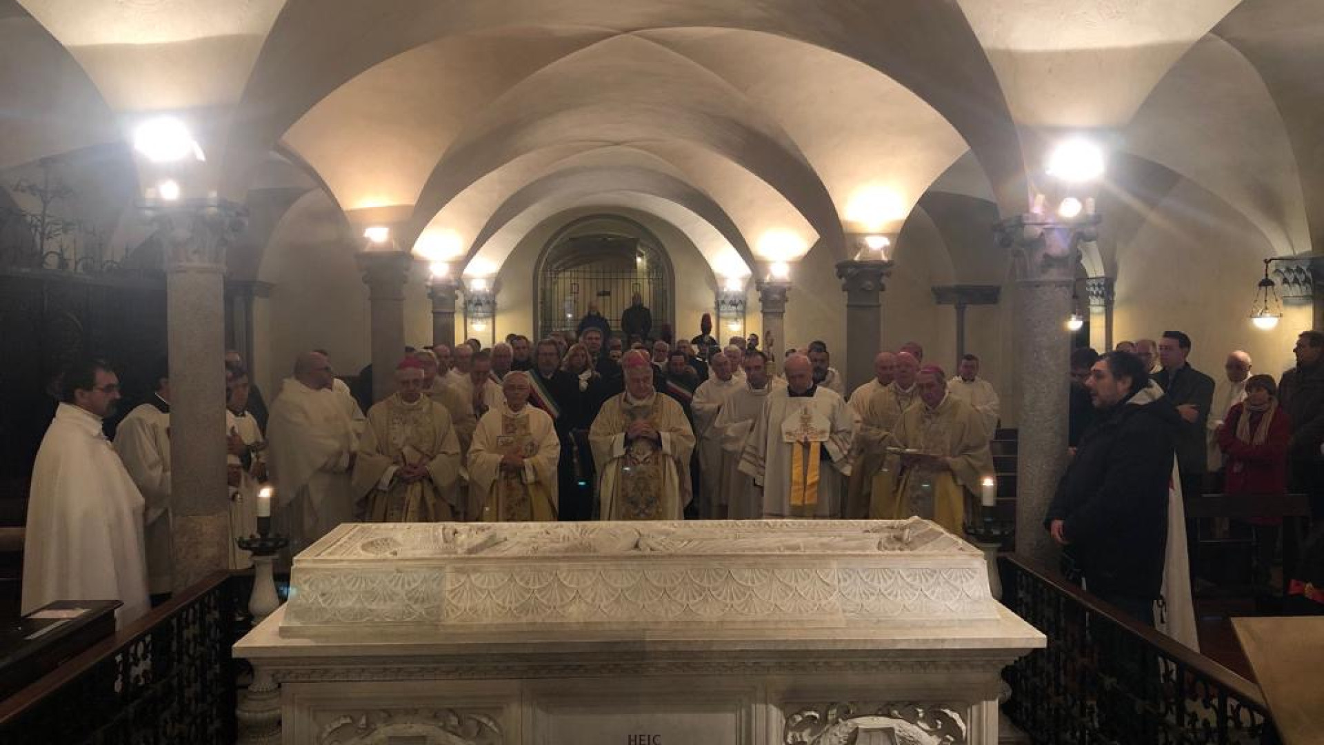 San Colombano, il nunzio apostolico a Bobbio: "Il Papa chiede preghiere"