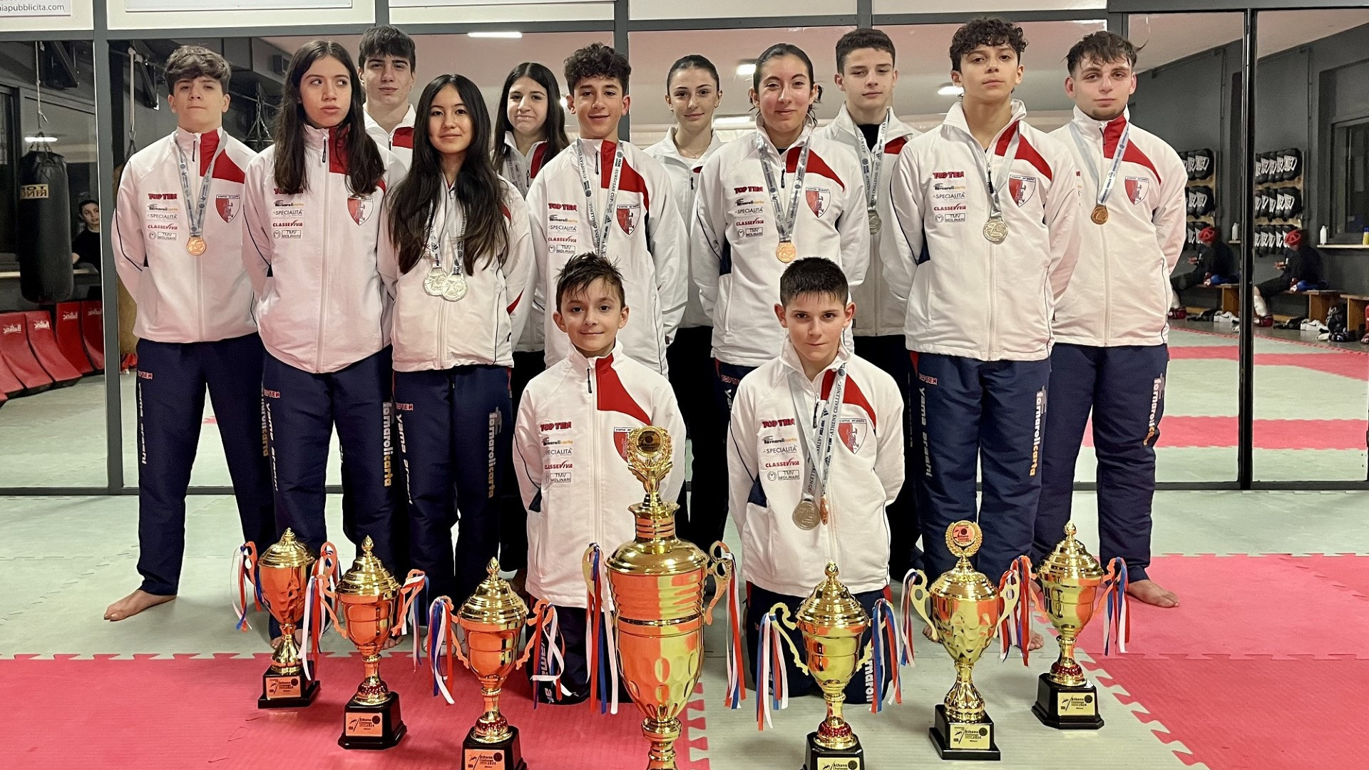 Kickboxing, venti medaglie per la Yama Arashi all'Athens Challenge