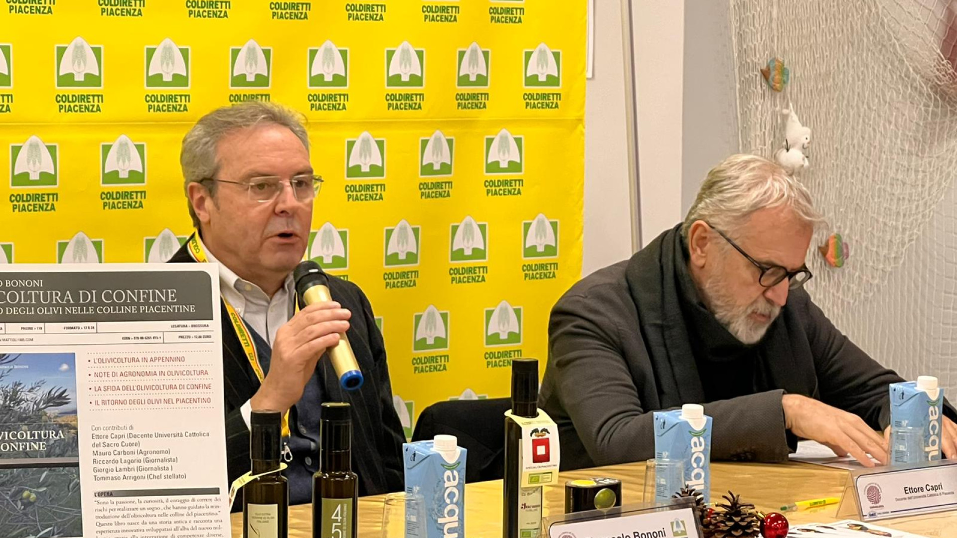 La storia antica degli olivi piacentini raccontata nel libro di Gianpaolo Bononi