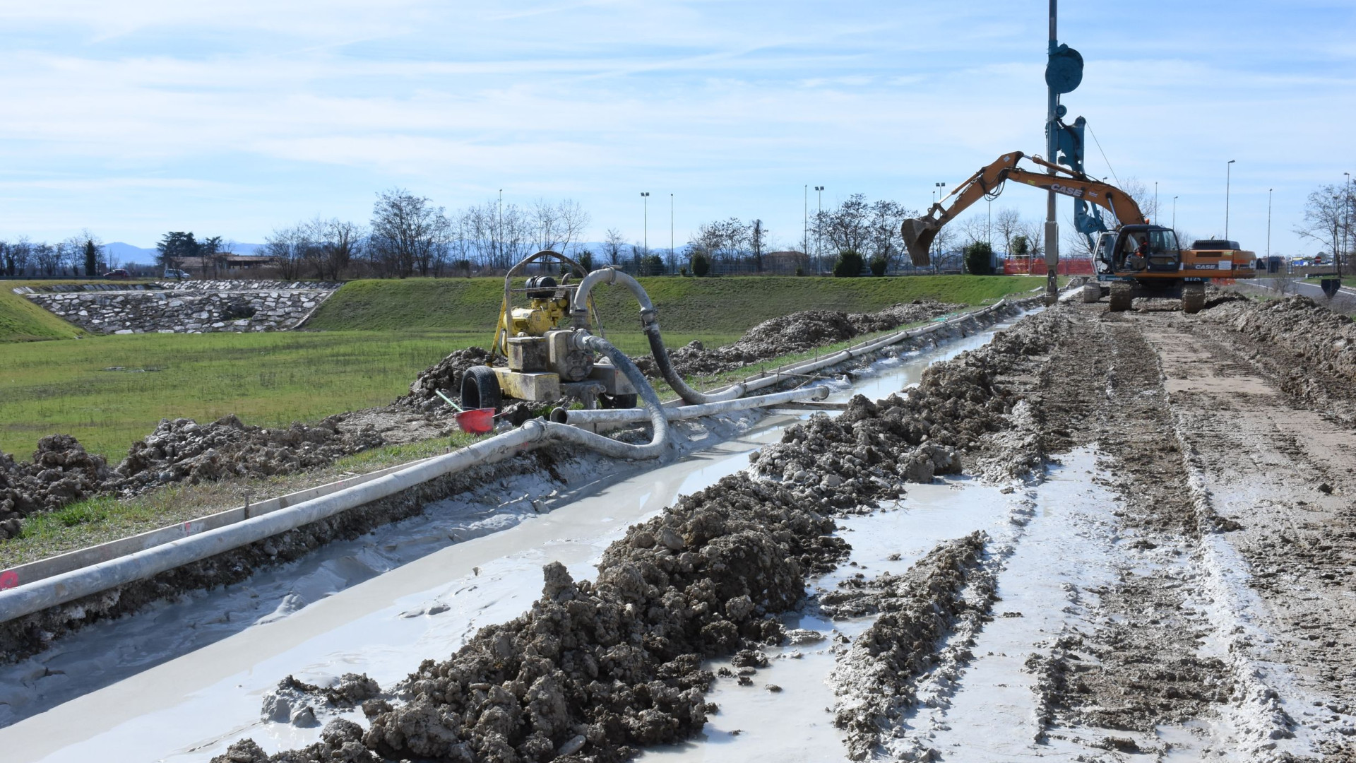 Farnesiana, lavori alla cassa di espansione per proteggere Piacenza dagli allagamenti