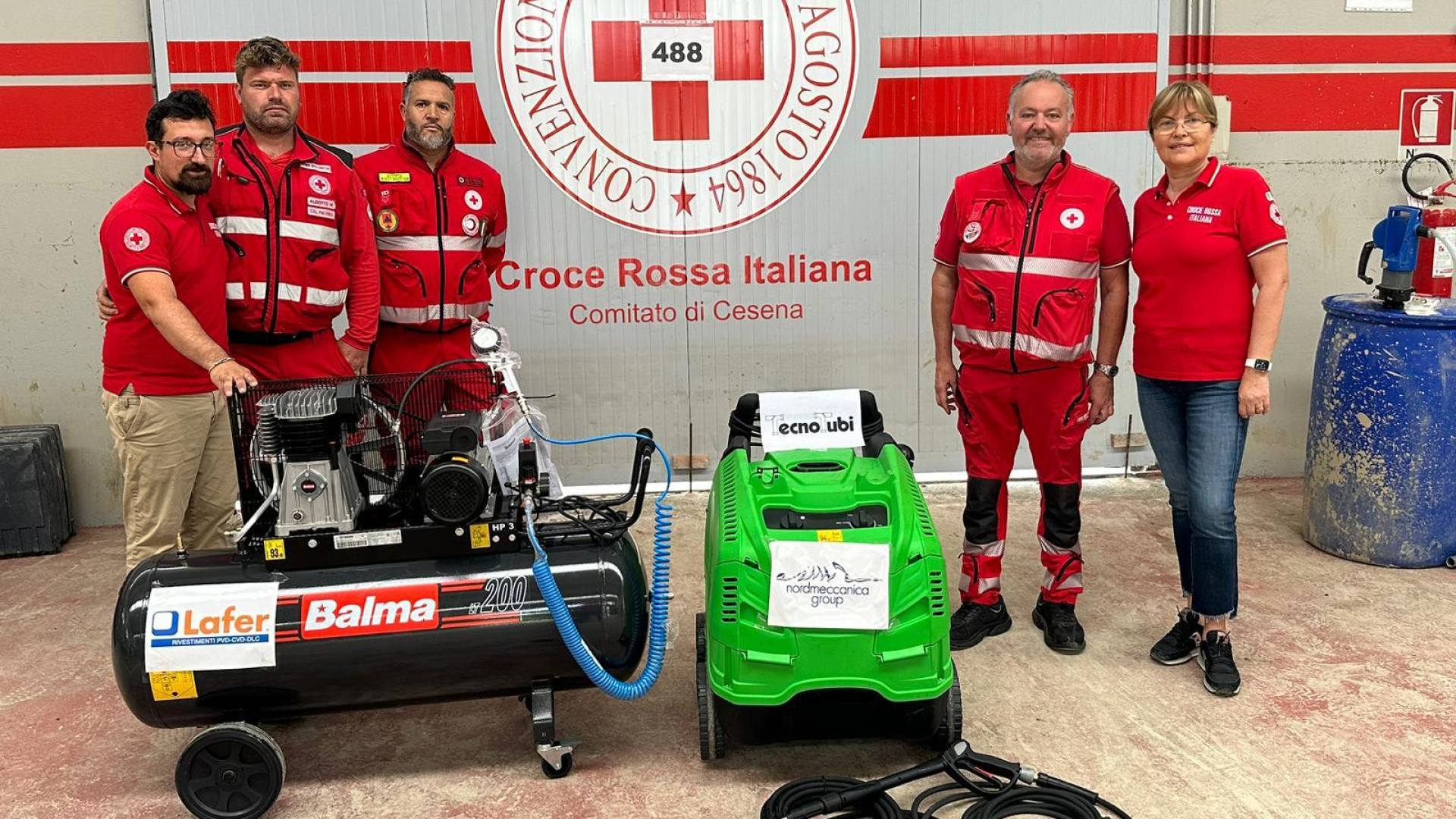 Aiuto da tre ditte piacentine alla Croce Rossa di Cesena. "Gesti che scaldano il cuore"