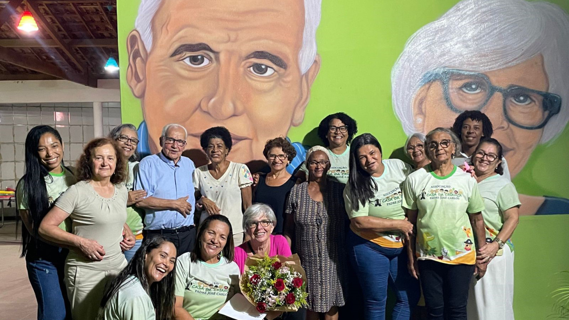 In Brasile un murale per dire grazie a Pej: la vita di don Enzo tra i più poveri