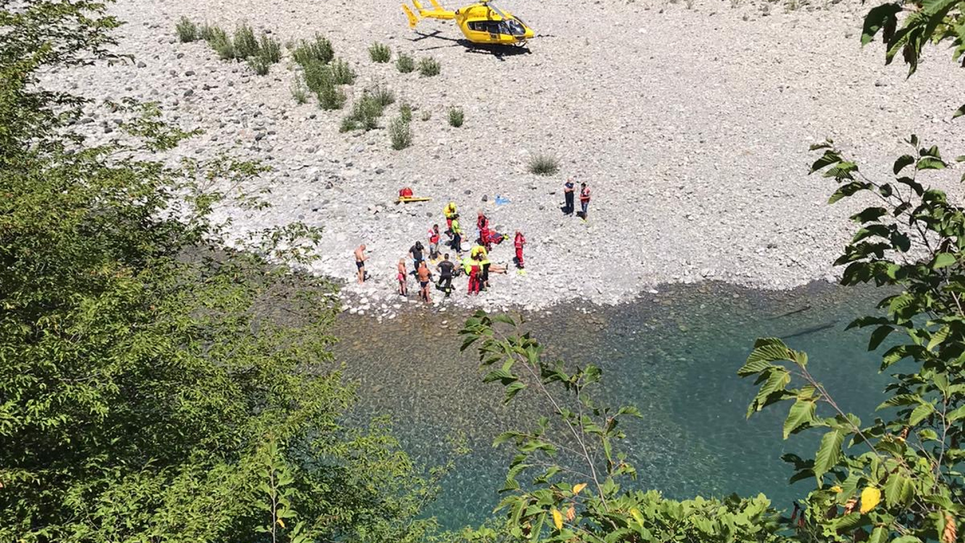 Tragedia a Marsaglia, un uomo annega nel fiume. Inutili i disperati tentativi di rianimazione