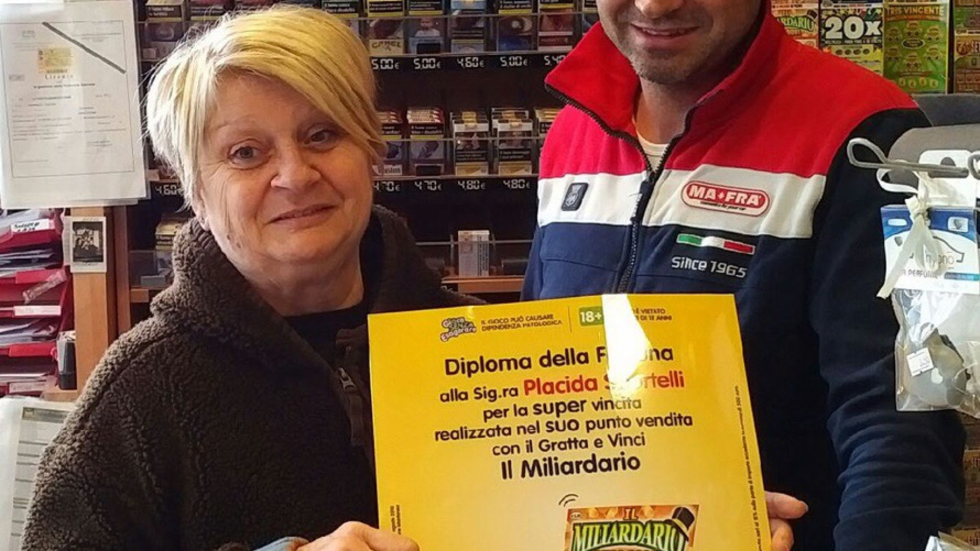 La dea bendata bacia Castel San Giovanni: gratta e vince mezzo milione