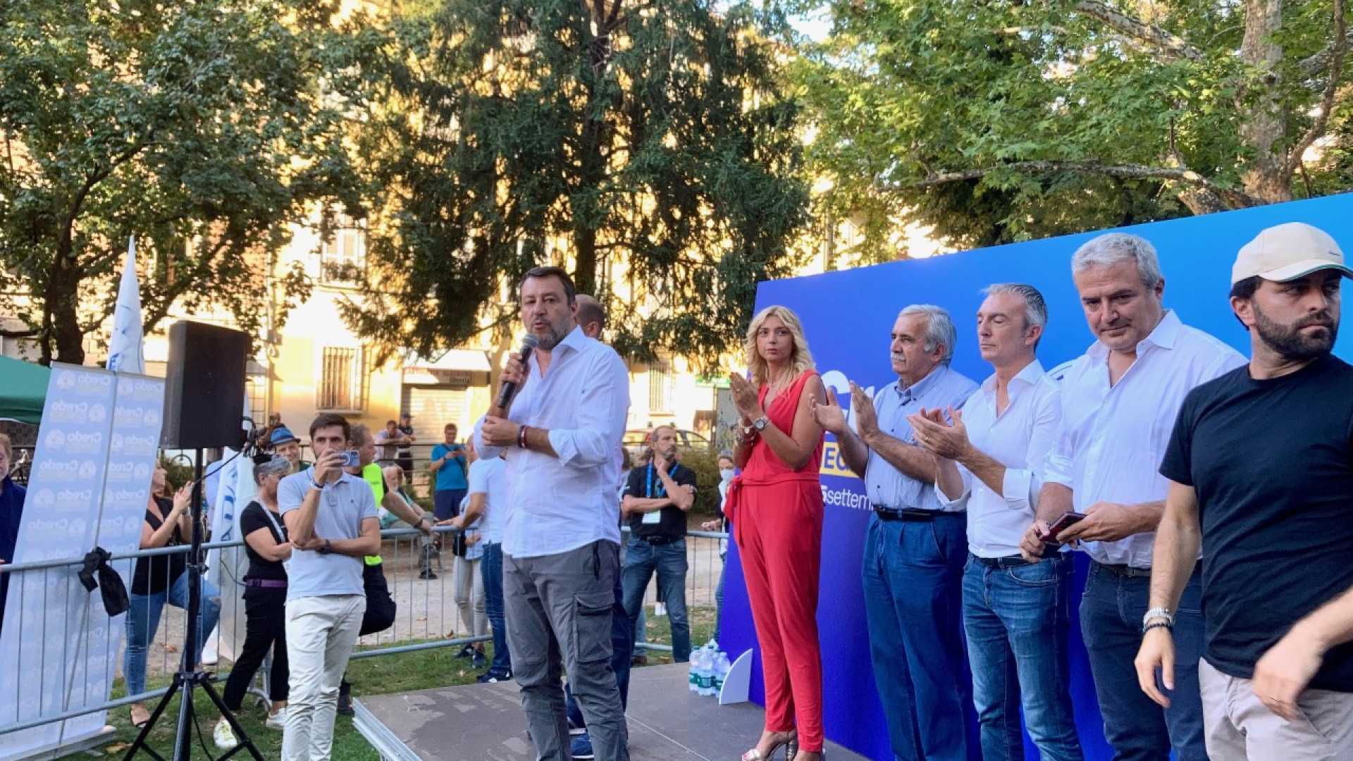 Salvini a Piacenza: “Qui la Lega ha perso solo il primo tempo, ora vinciamo”
