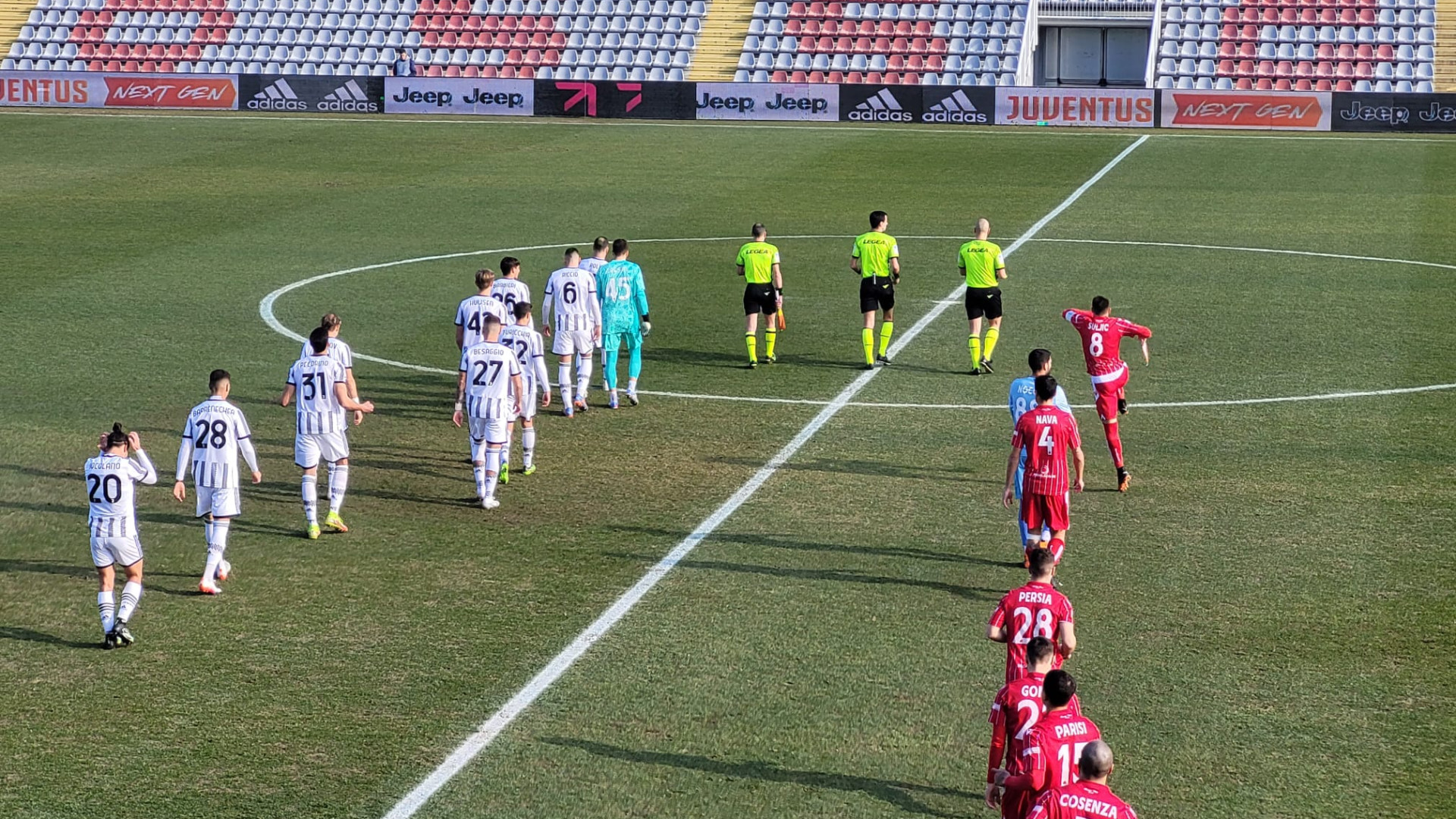 Juventus Next Gen-Piacenza: 2-0. Biancorossi travolti dalla doppietta di Pecorino