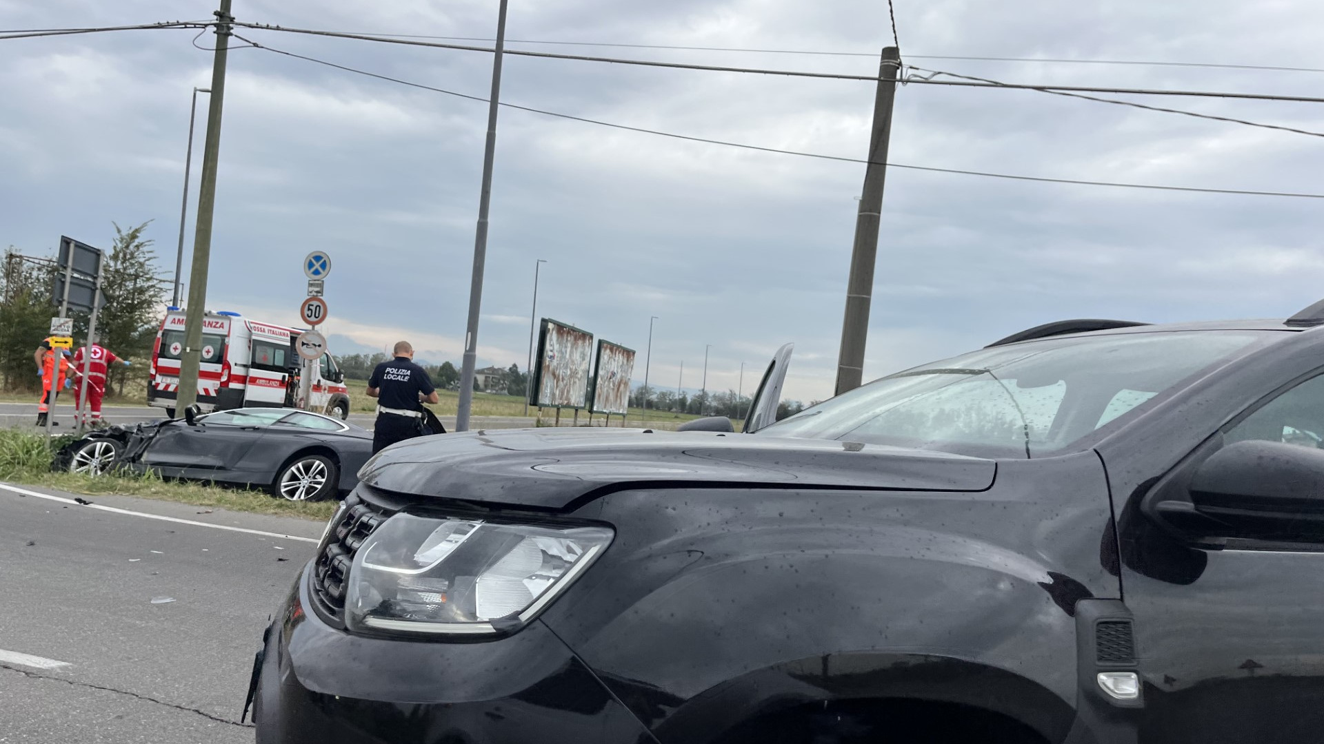 Incidente tra Mucinasso e Piacenza: tre auto coinvolte, due feriti e traffico intenso