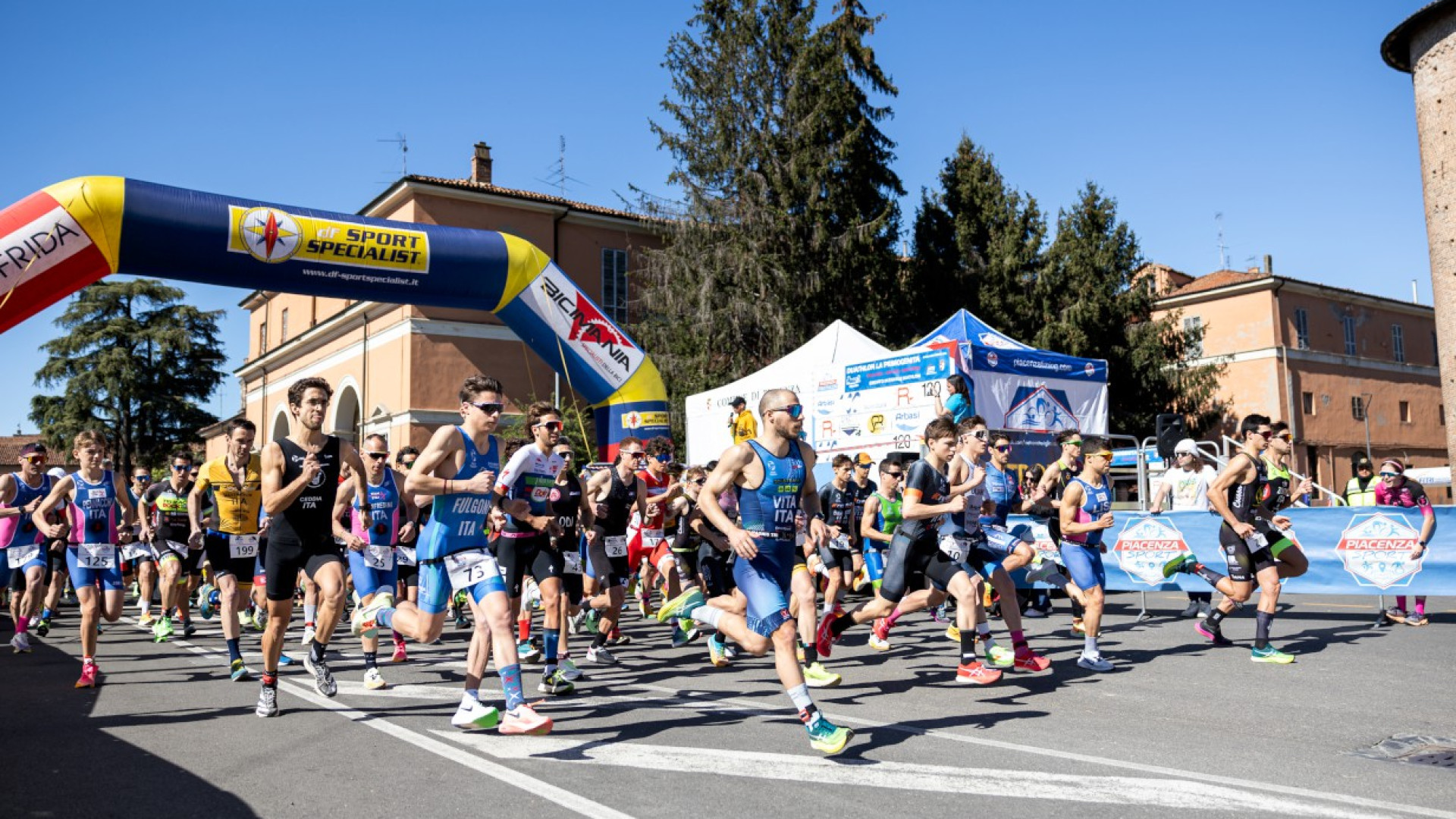 A Piacenza 300 atleti per il duathlon "La Primogenita", Molinari nella top ten