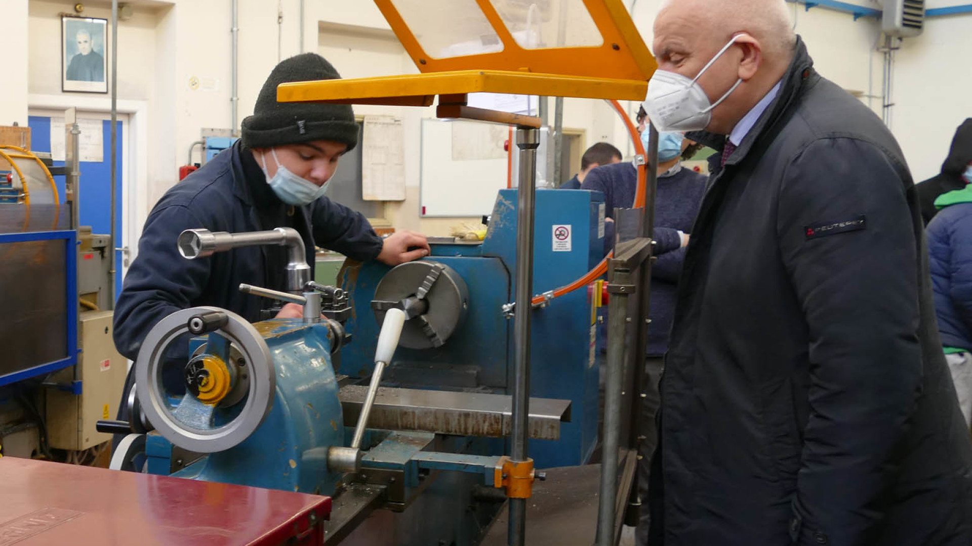 L'assessore regionale Colla in visita al centro di formazione don Orione