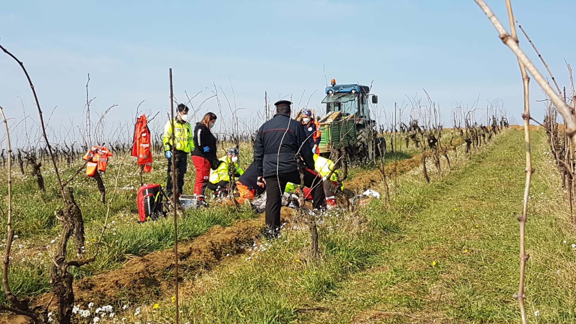 Malore fatale mentre lavora nella vigna a Ganaghello. Muore un 50enne