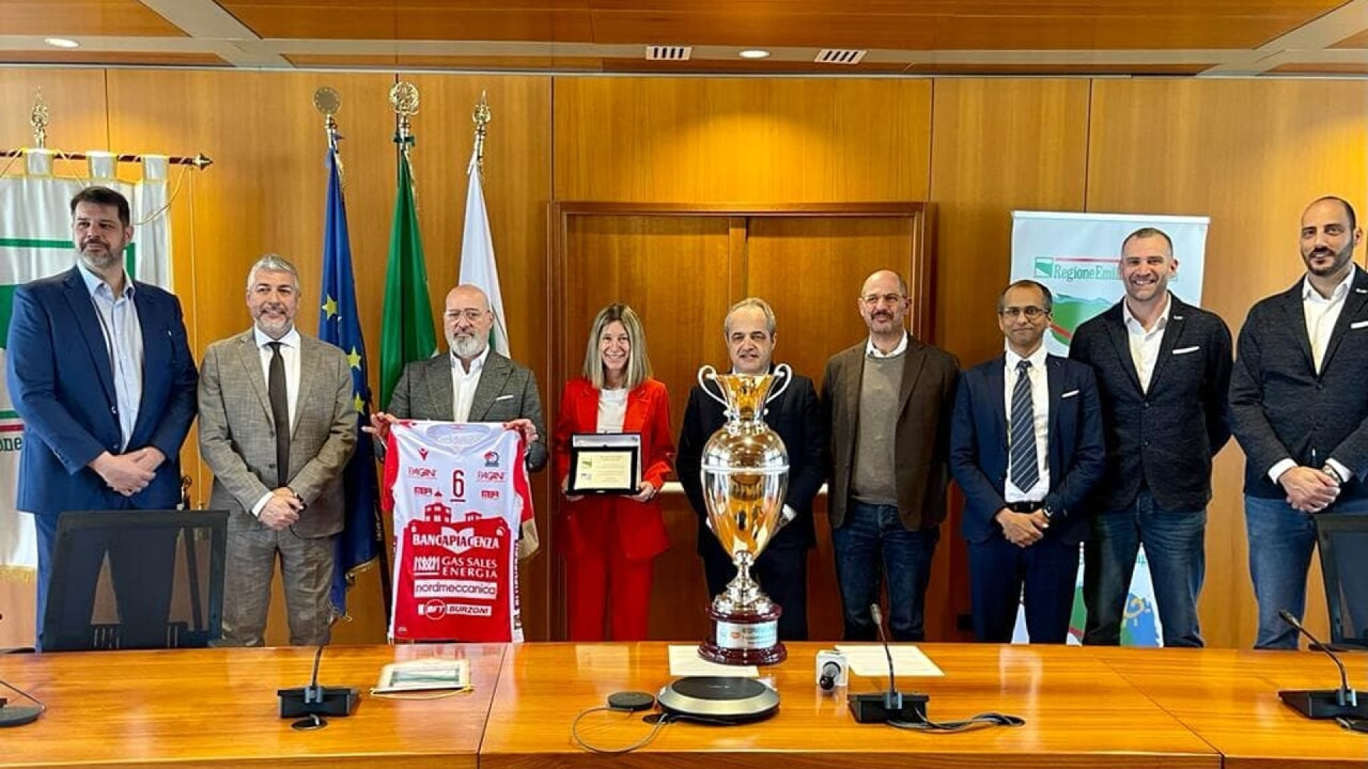La Gas Sales Bluenergy premiata in Regione per la vittoria della Coppa Italia