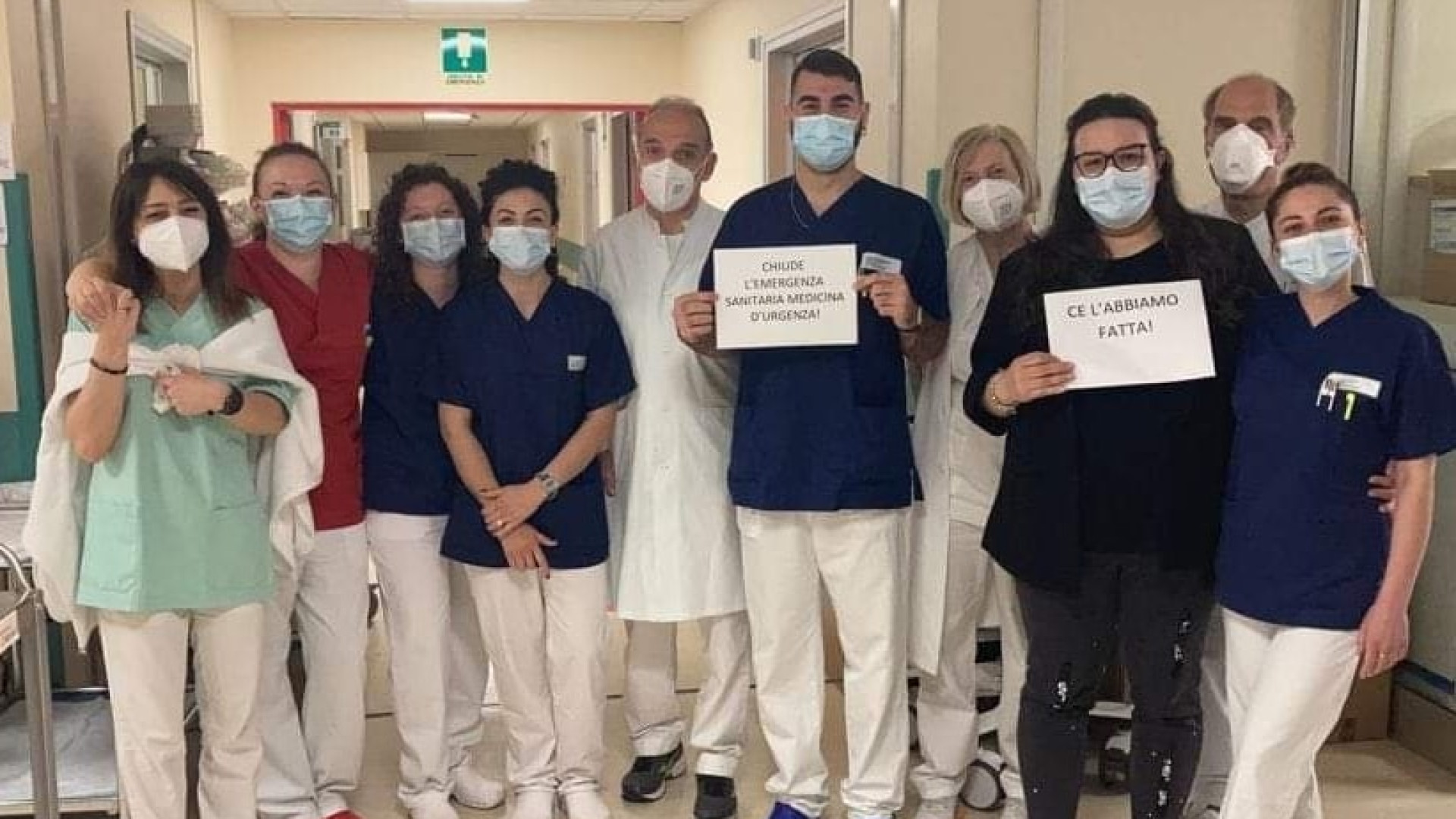 "Speriamo di non riaprire più". Chiude il reparto Covid di Medicina d'Urgenza