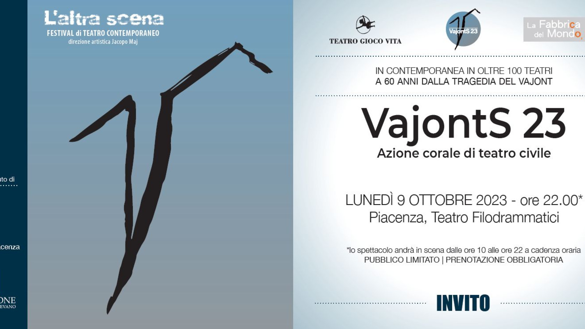 "VajontS 23": monito per l'ambiente dal teatro civile a 60 anni dalla tragedia