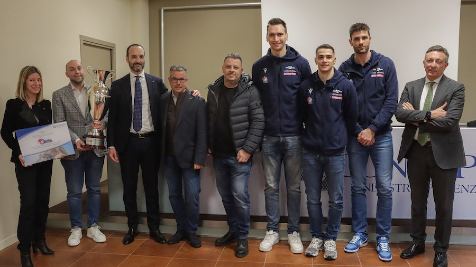 Gas Sales Bluenergy: la coppa Italia fa tappa alla sede di Confapi Industria