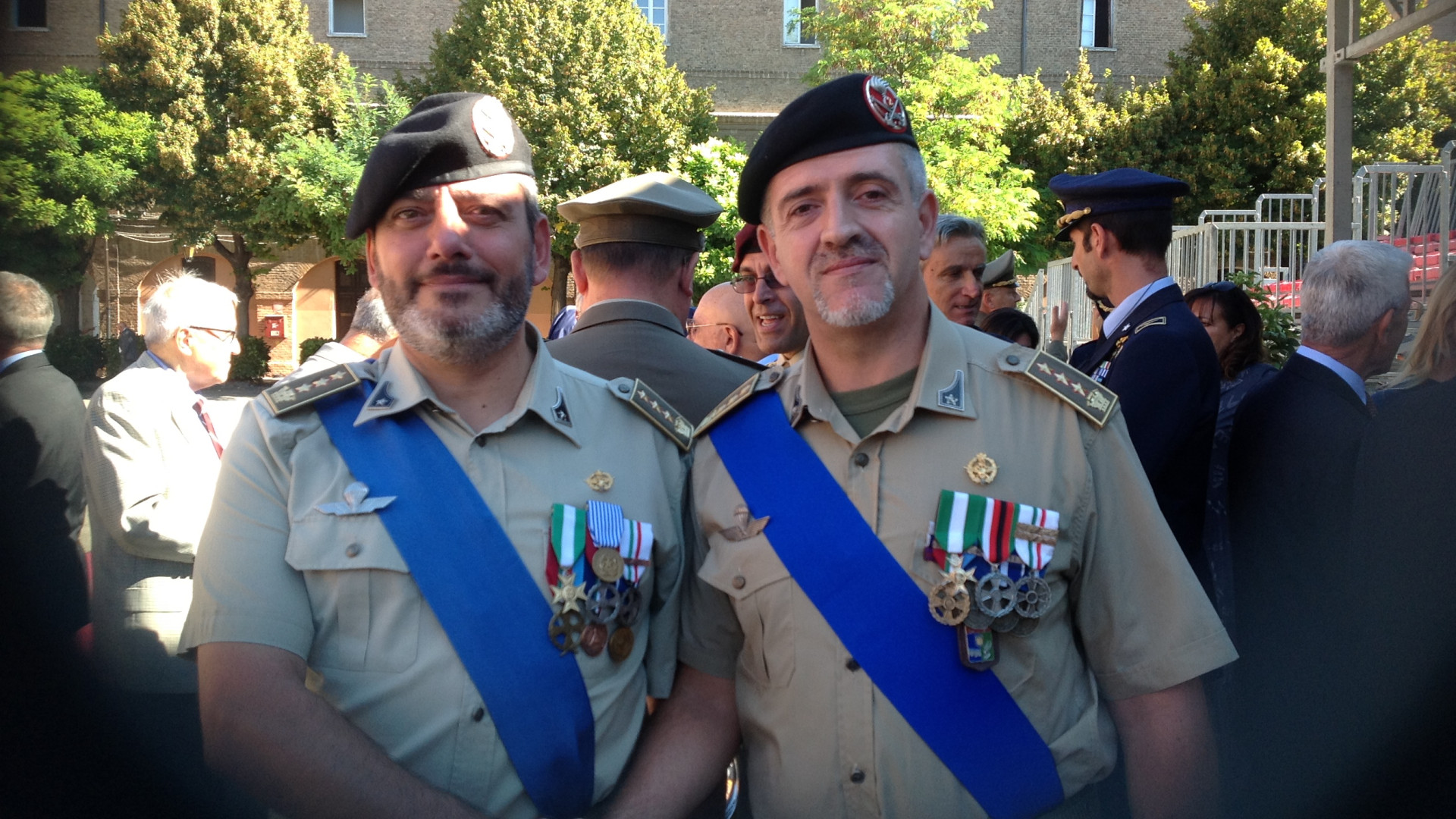 Un alpino alla guida dei pontieri piacentini. "Vicini agli alluvionati"