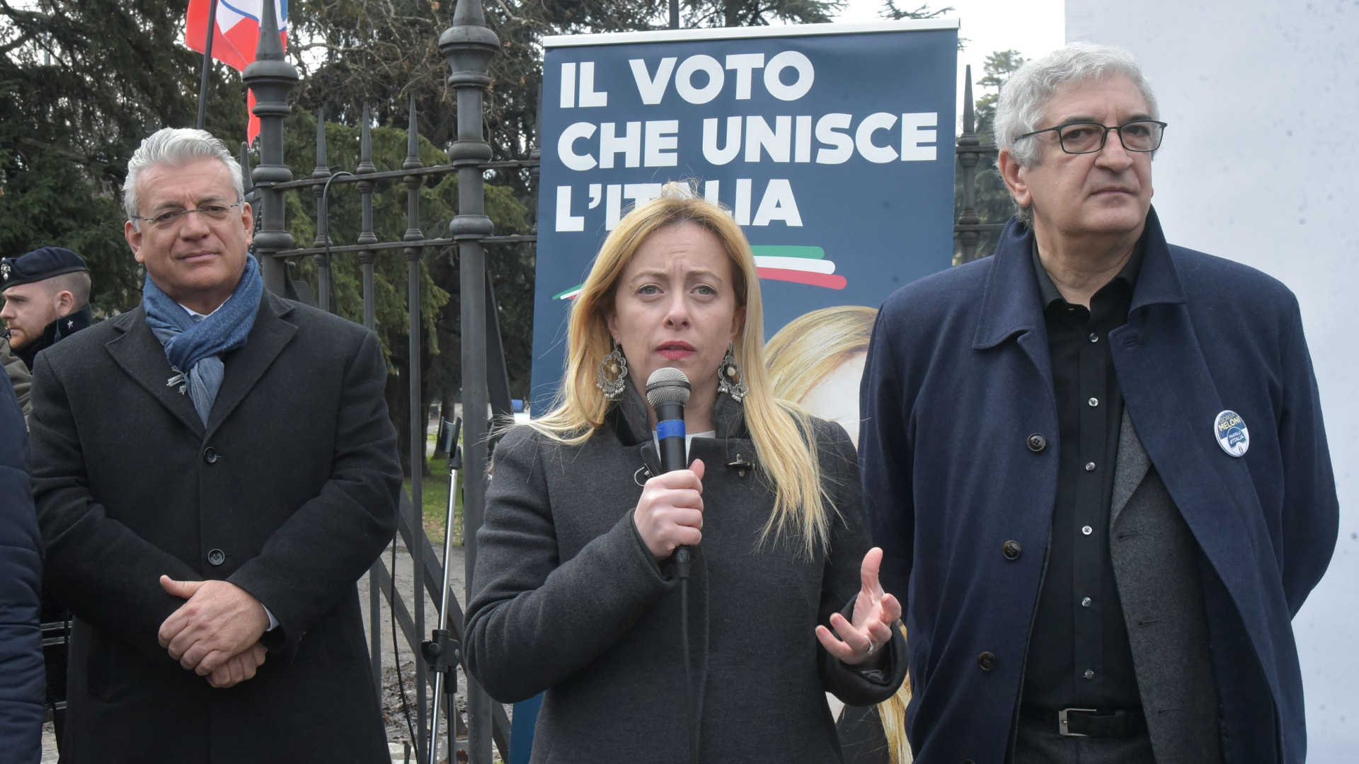 Giorgia Meloni: "Porteremo al governo i veri patrioti"