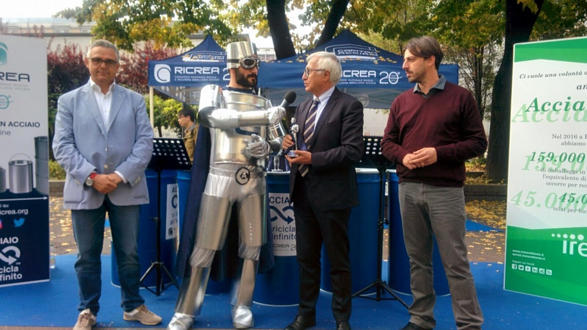 Piacenza premiata per la raccolta differenziata degli imballaggi in acciaio