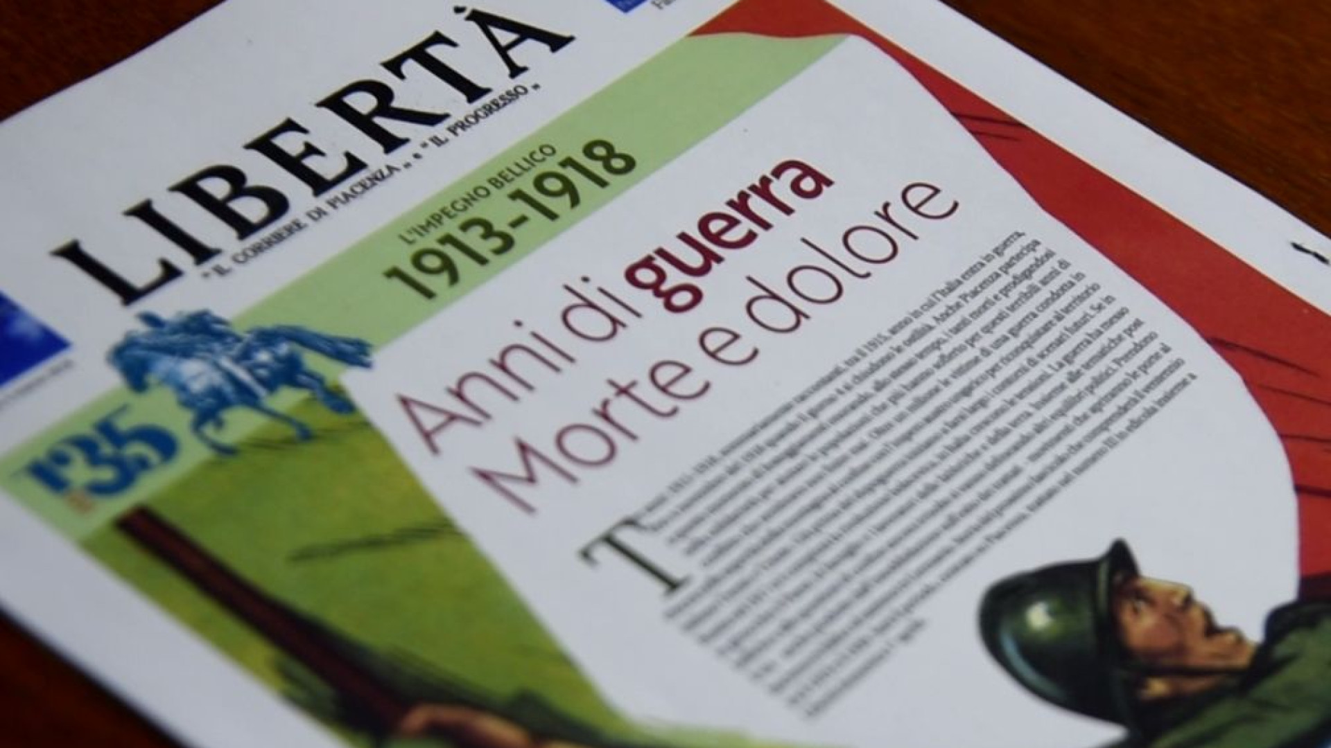 La storia di Piacenza nelle pagine di Libertà, oggi il secondo fascicolo
