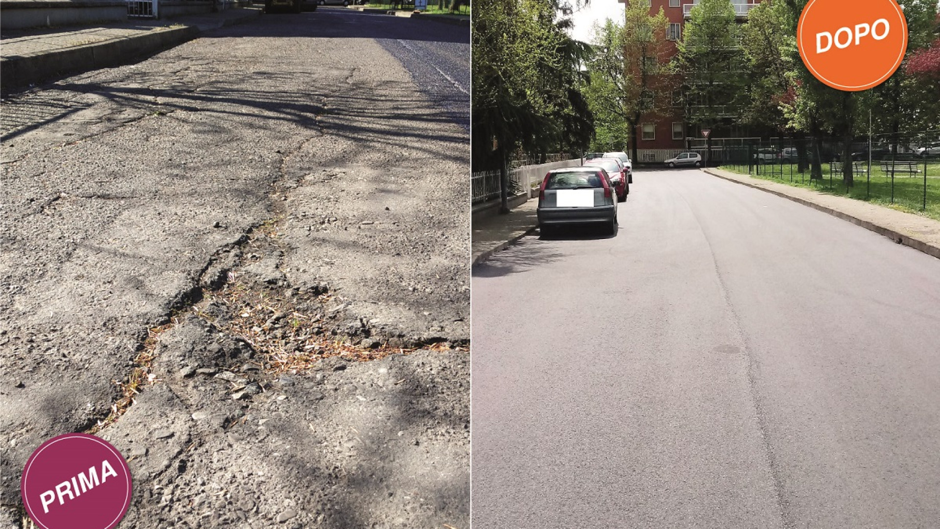 Prosegue il restyling di strade e marciapiedi: in via Feliziani nuova pavimentazione