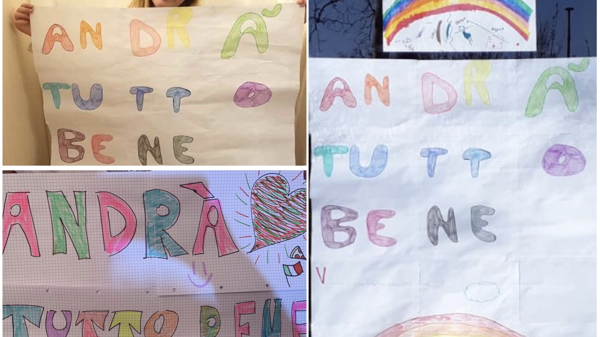 Cartelloni e disegni per sostenere la sanità: "Coloriamo Piacenza"