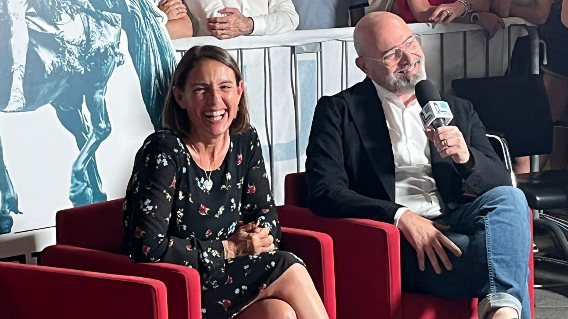 Bonaccini nella notte a Piacenza. "Grazie a Katia, risultato straordinario"