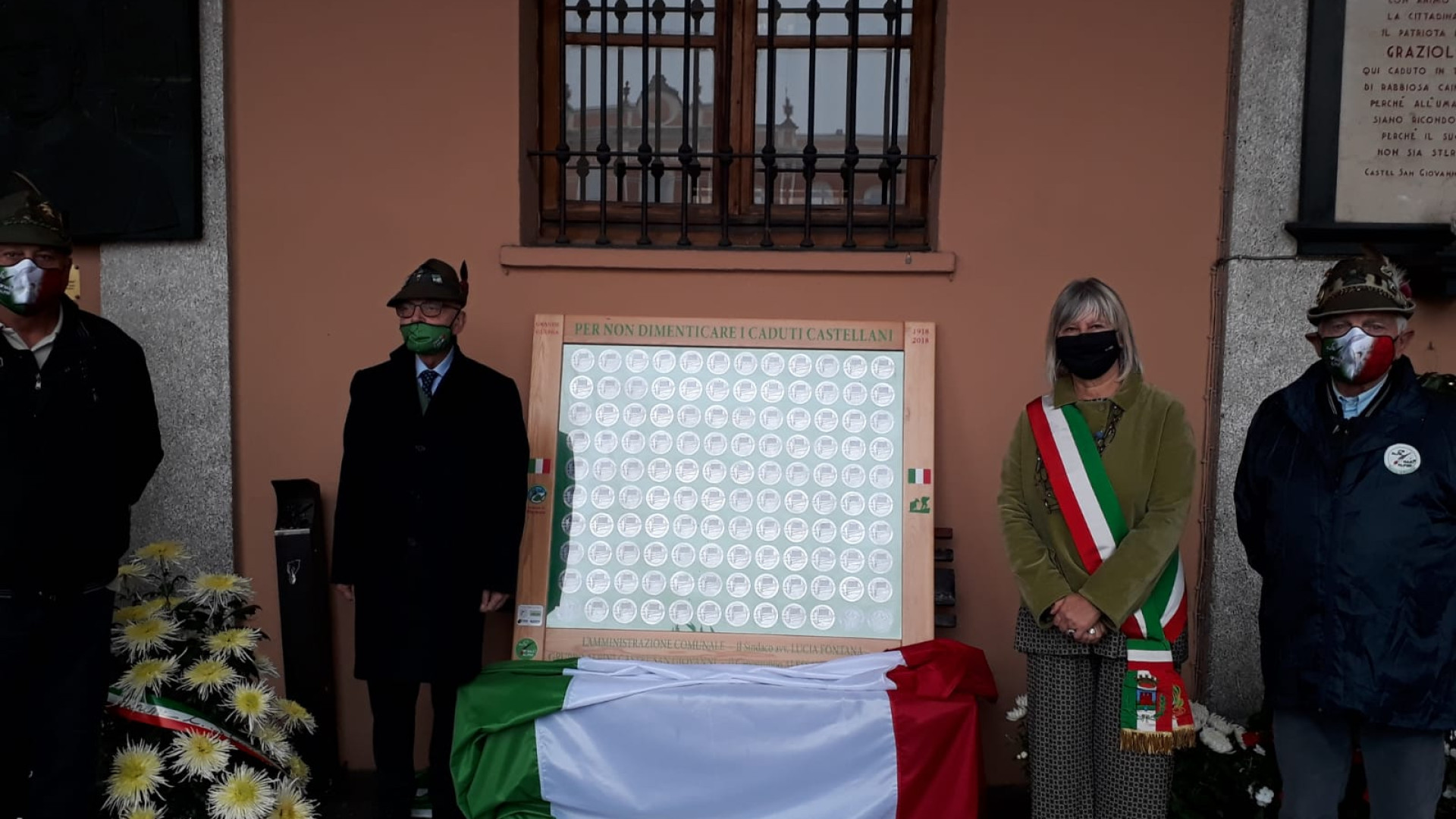 Un medagliere ricorda i 116 castellani morti nella Prima guerra mondiale