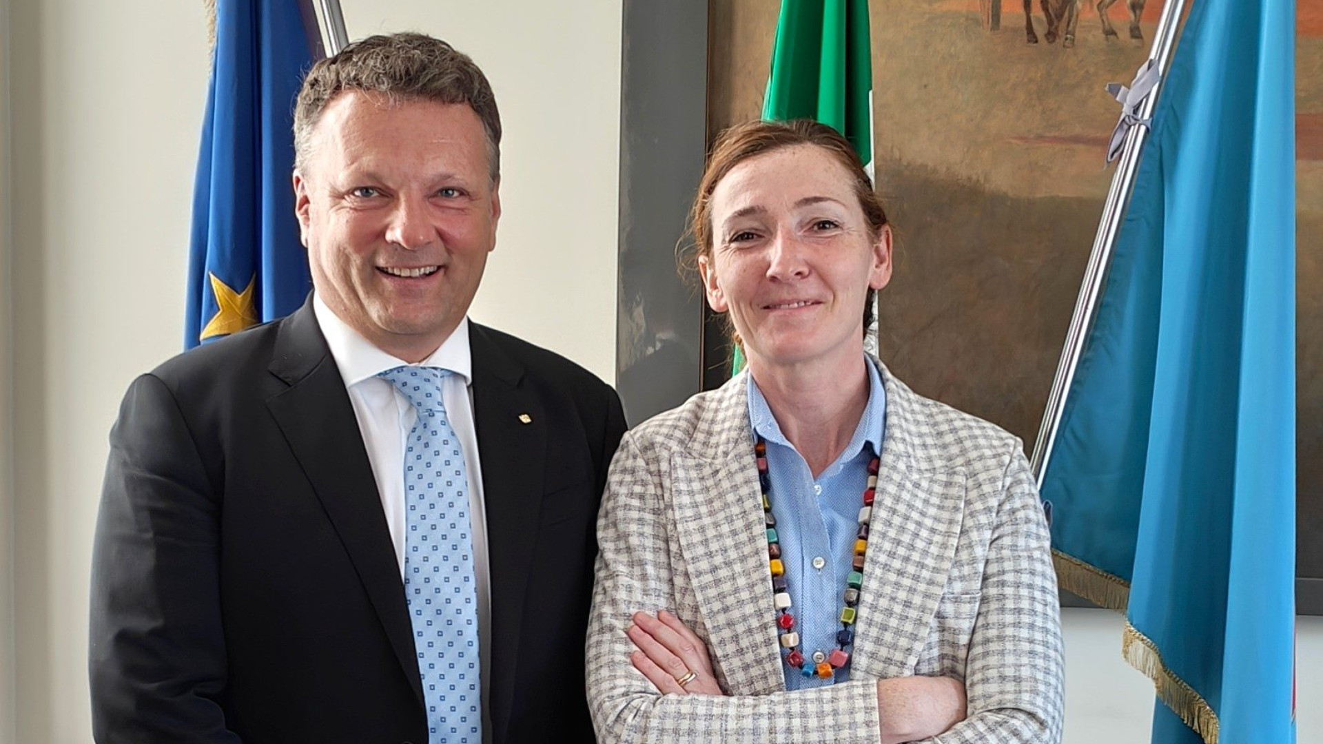 Gioco di squadra per il bene del territorio, Monica Patelli incontra Nicola Parenti