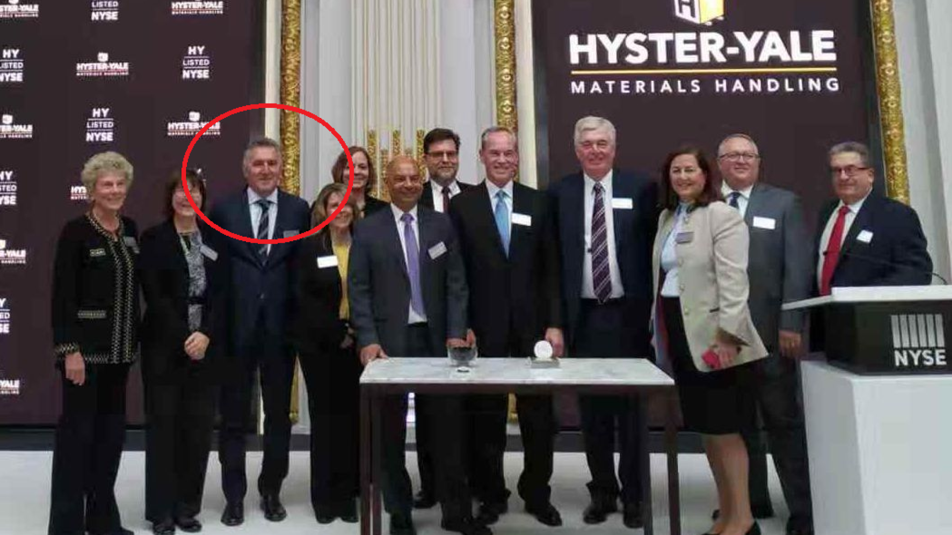 Il piacentino Scotti a Wall Street per l'avvio della Borsa di New York