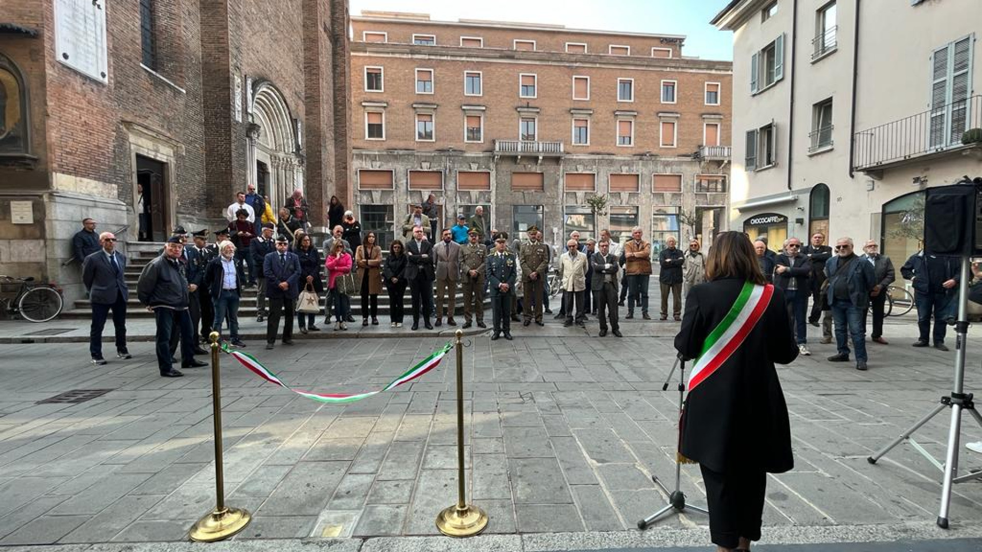 Inaugurata la pietra d'inciampo dedicata a Enrico Richetti, morto a Dachau