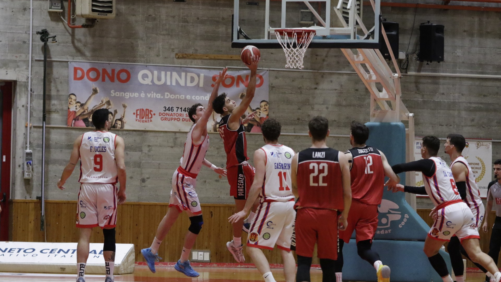 La Bakery Piacenza chiude il 2024 con una sconfitta: Vicenza vince 84-65