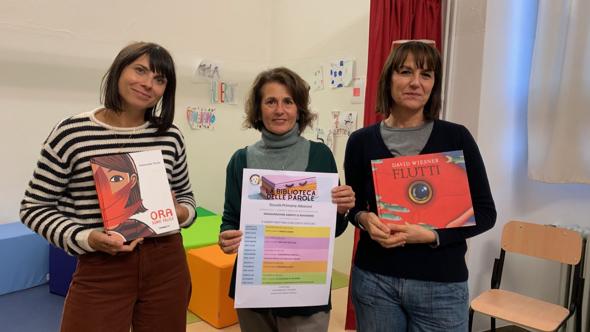 Scuola Alberoni, domani apre la biblioteca delle parole: "Letture e incontri per tutti"