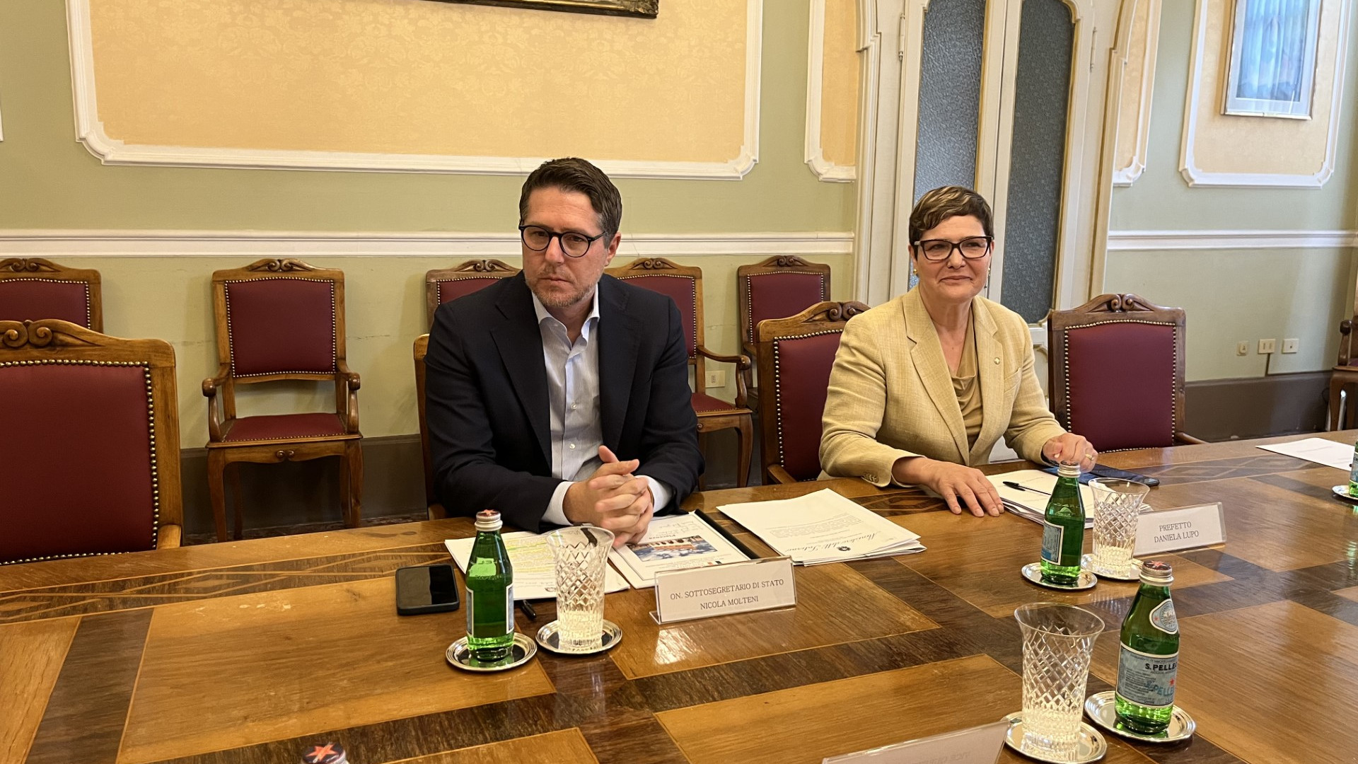Molteni a Piacenza: "Aumentiamo gli organici delle forze dell'ordine"